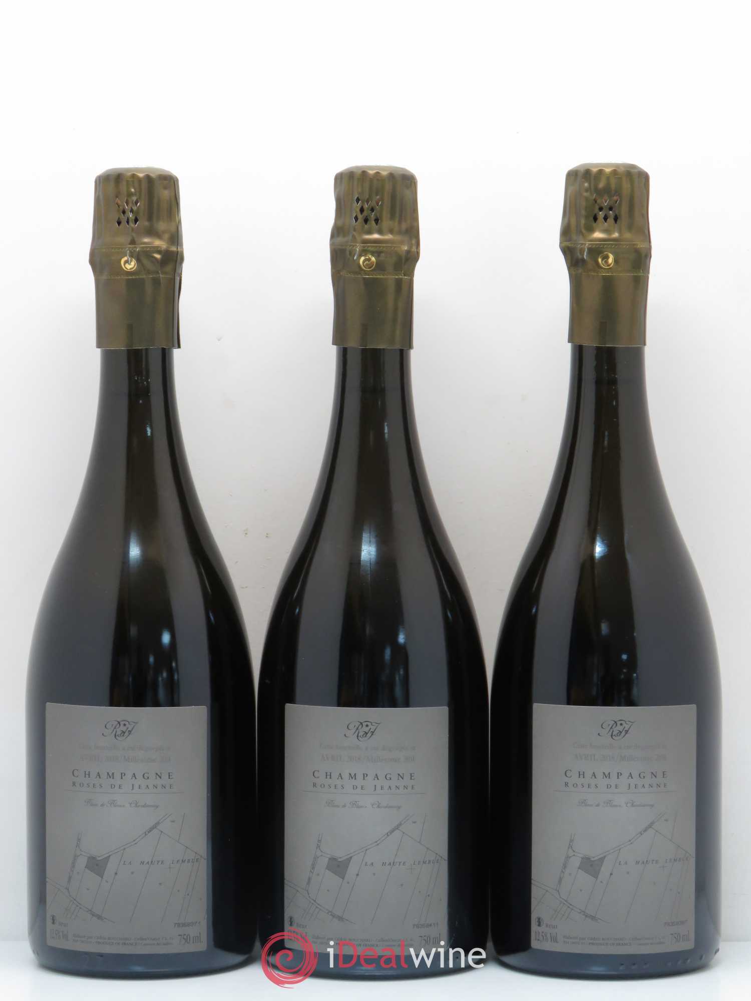 Roses de Jeanne La Haute-Lemblé Cédric Bouchard Blanc de blancs 2014 - Lot de 6 bouteilles - 4