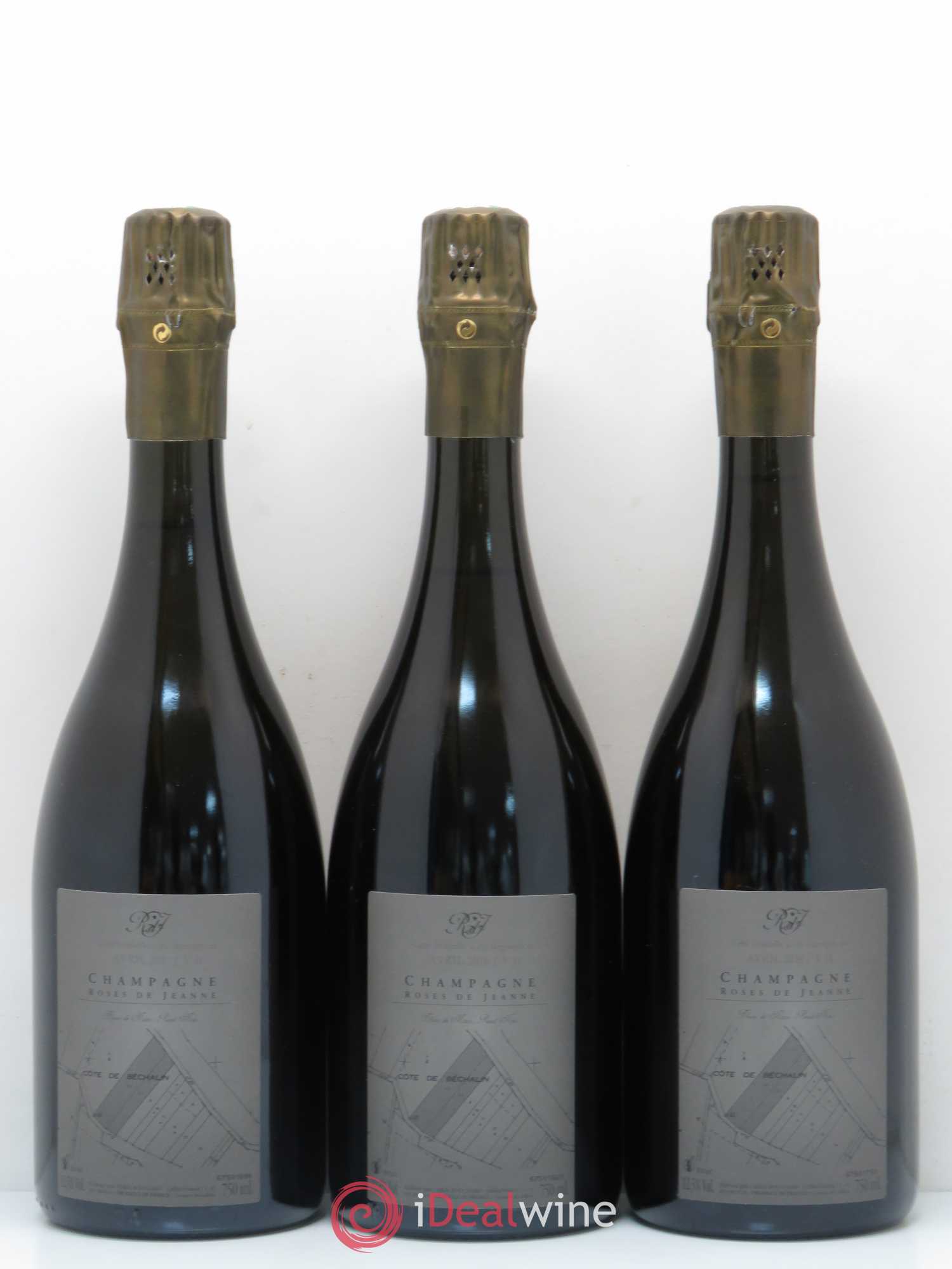 Roses de Jeanne Côte de Béchalin Blanc de Noirs Cédric Bouchard 2011 - Lot de 3 bouteilles - 1