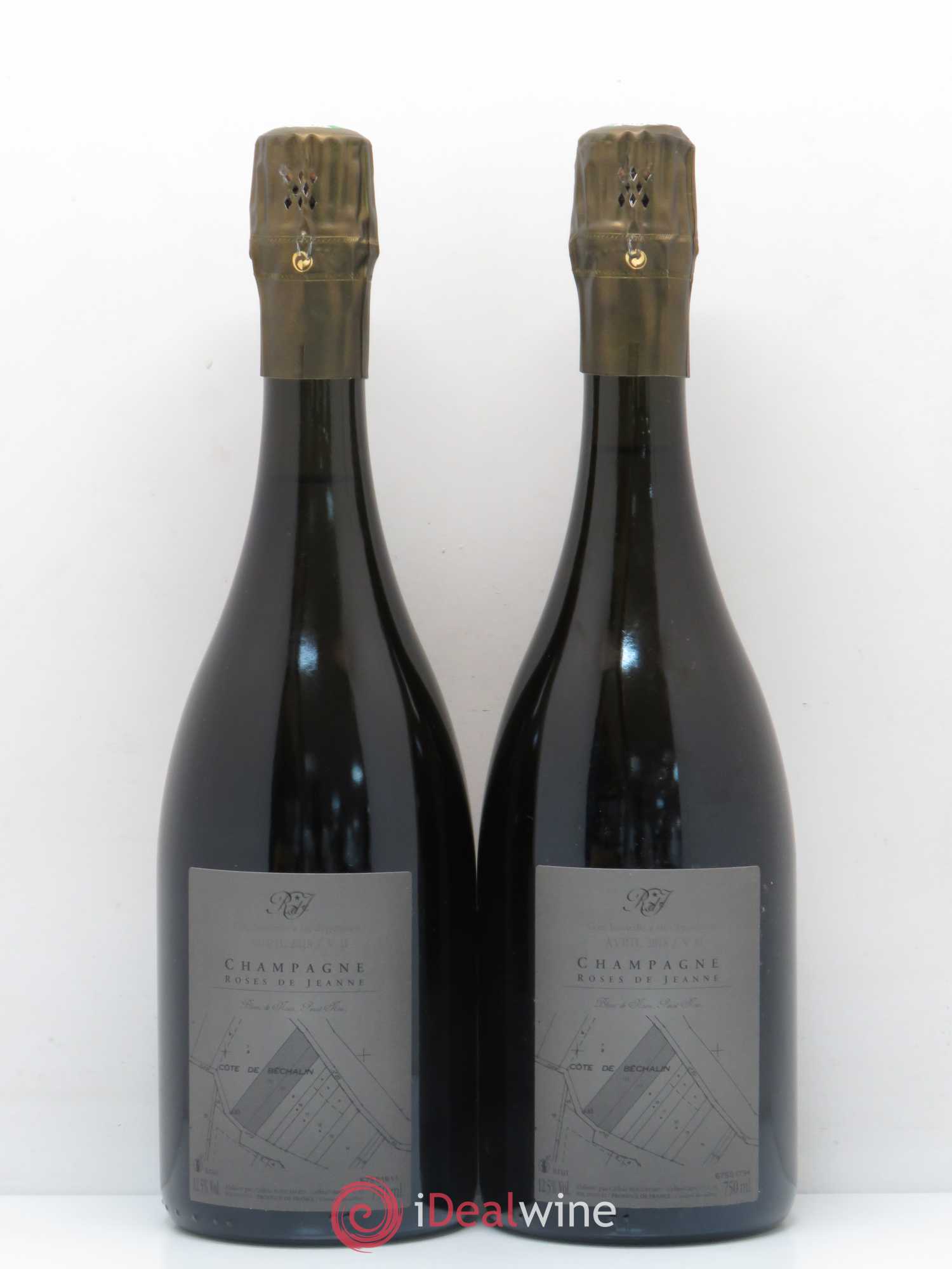 Roses de Jeanne Côte de Béchalin Blanc de Noirs Cédric Bouchard 2011 - Lot de 2 bouteilles - 1