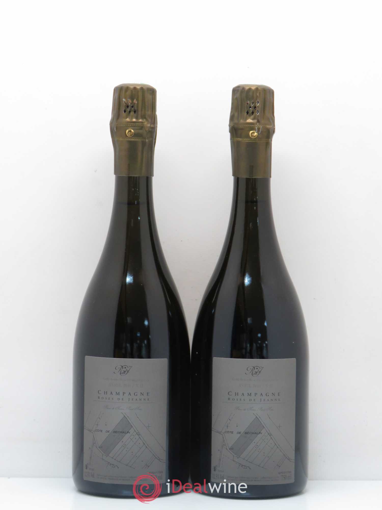 Roses de Jeanne Côte de Béchalin Blanc de Noirs Cédric Bouchard 2011 - Lot de 2 bouteilles - 1