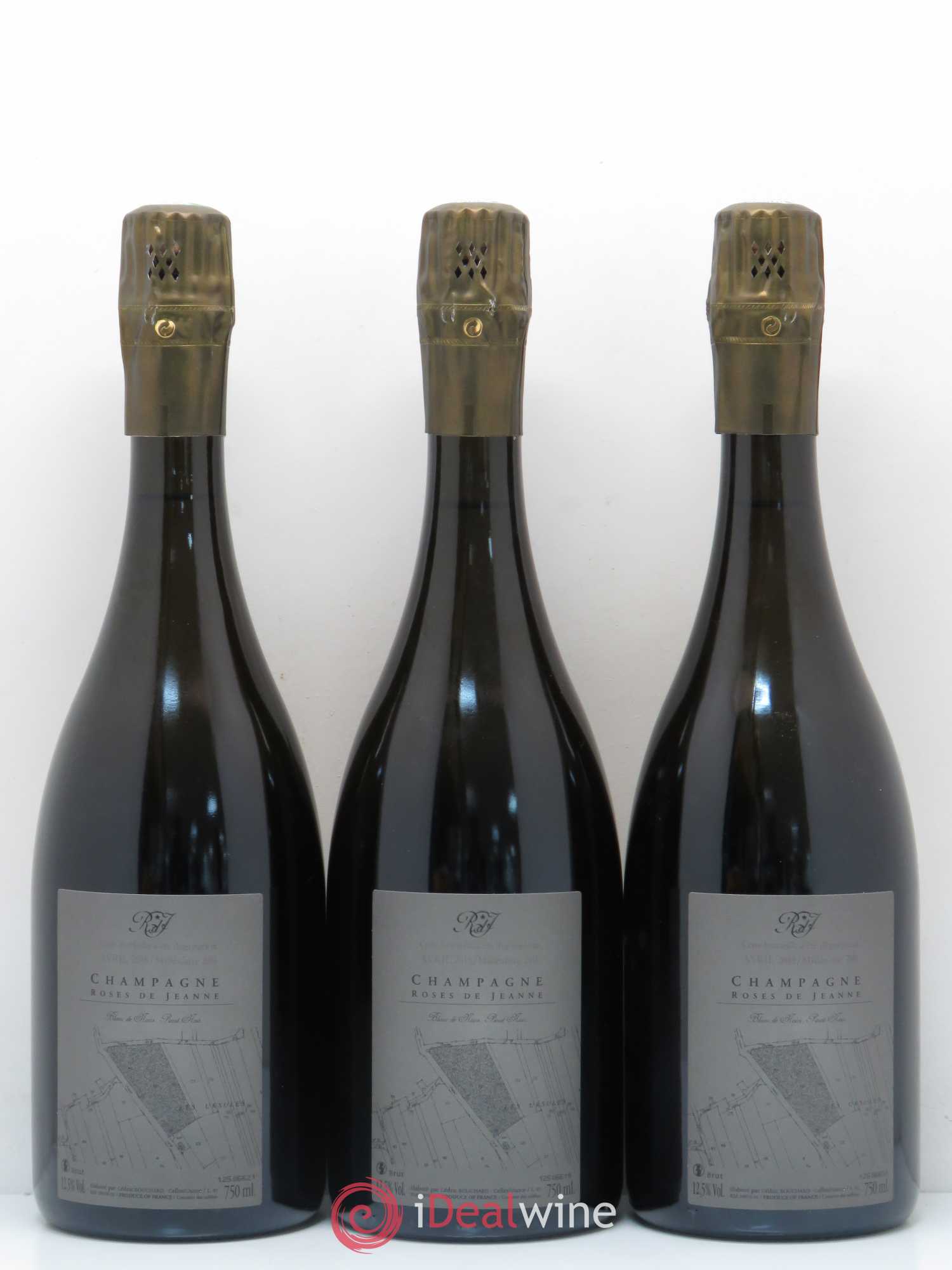 Roses de Jeanne Les Ursules Blanc de Noirs Brut Cédric Bouchard 2014 - Lot of 6 bottles - 2