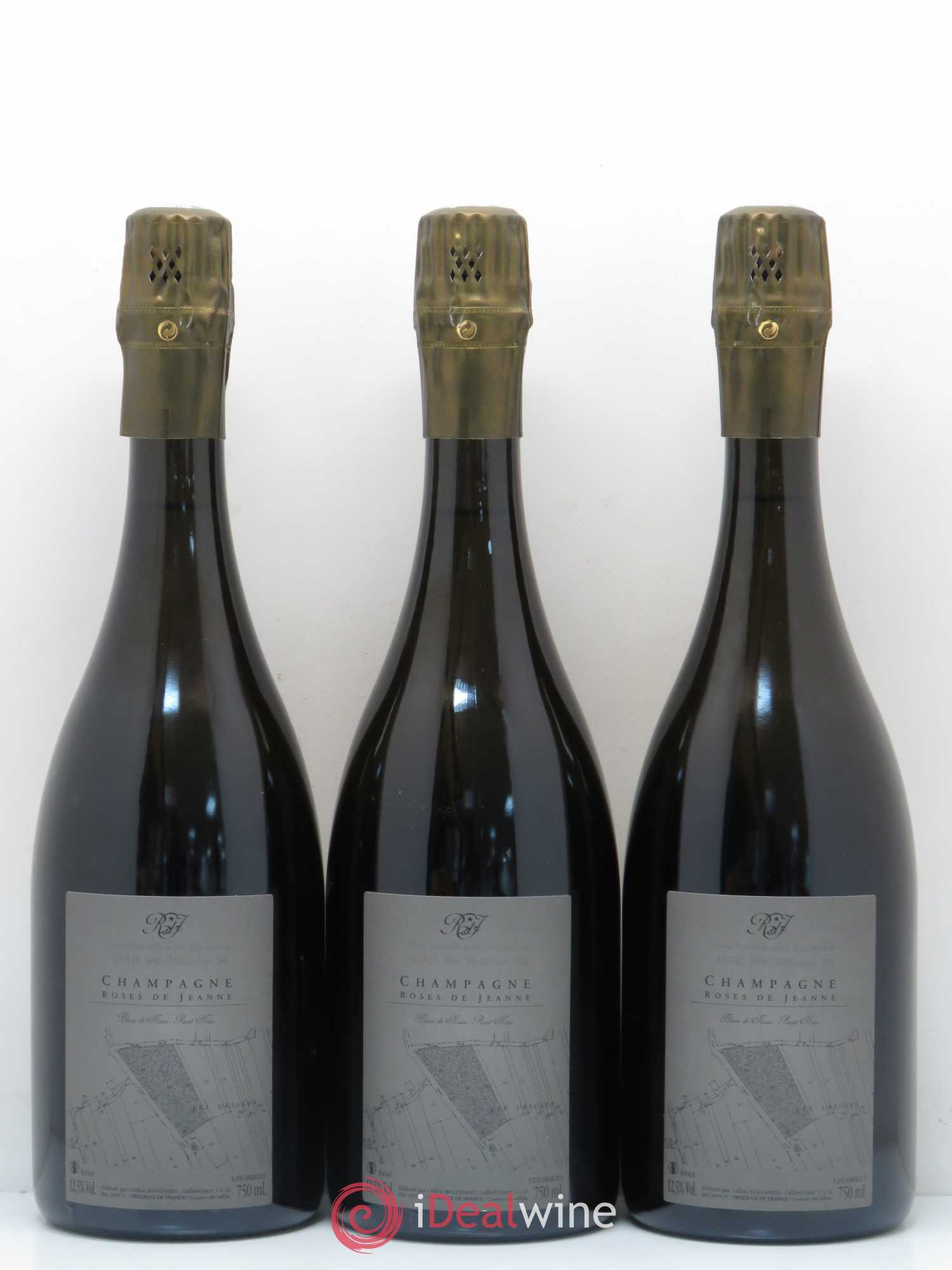 Roses de Jeanne Les Ursules Blanc de Noirs Brut Cédric Bouchard 2014 - Lot of 6 bottles - 4