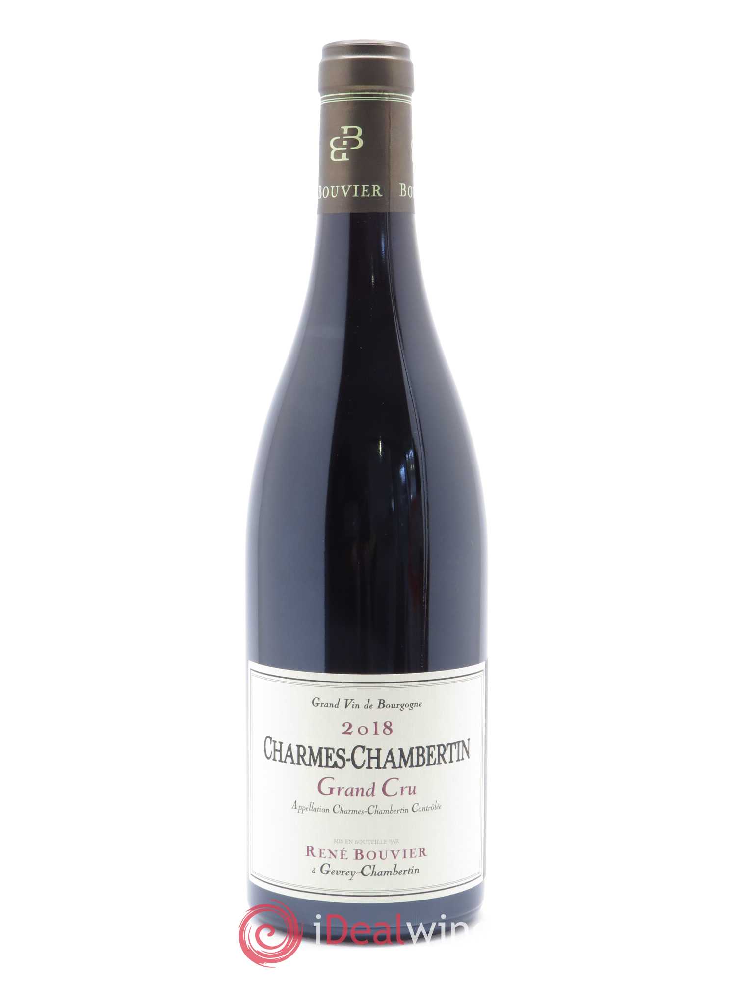 Charmes-Chambertin Grand Cru René Bouvier (Domaine) 2018 - Lot de 1 bouteille - 0