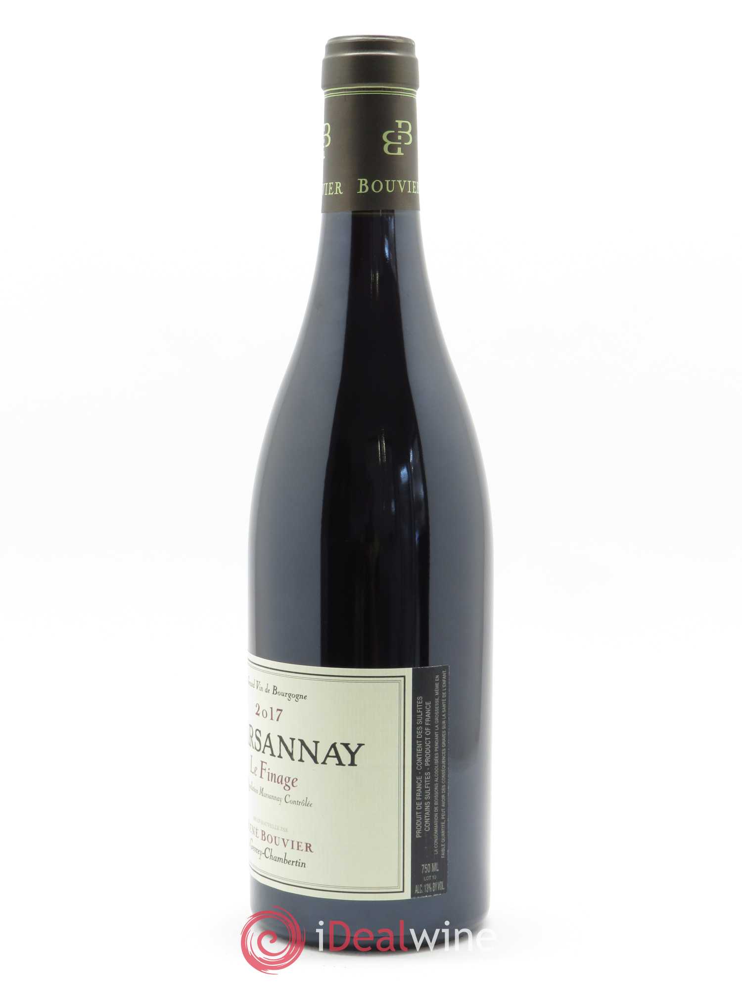 Marsannay Le Finage René Bouvier (Domaine) 2017 - Lot de 1 bouteille - 1
