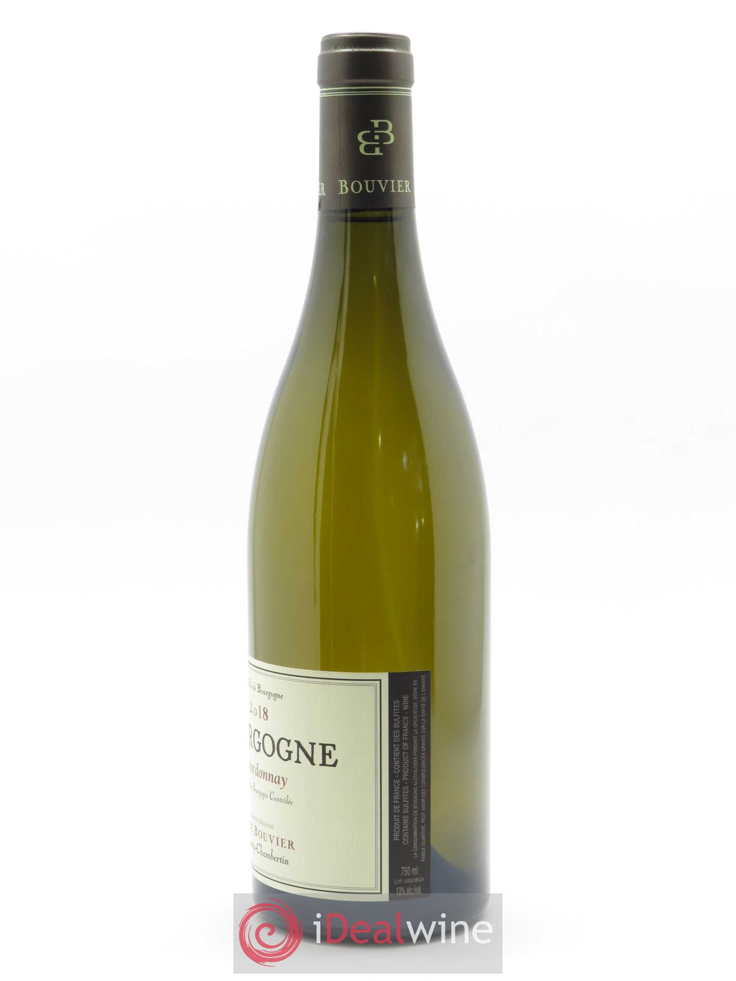 Bourgogne Chardonnay René Bouvier (Domaine) 2018 - Lot de 1 bouteille - 1