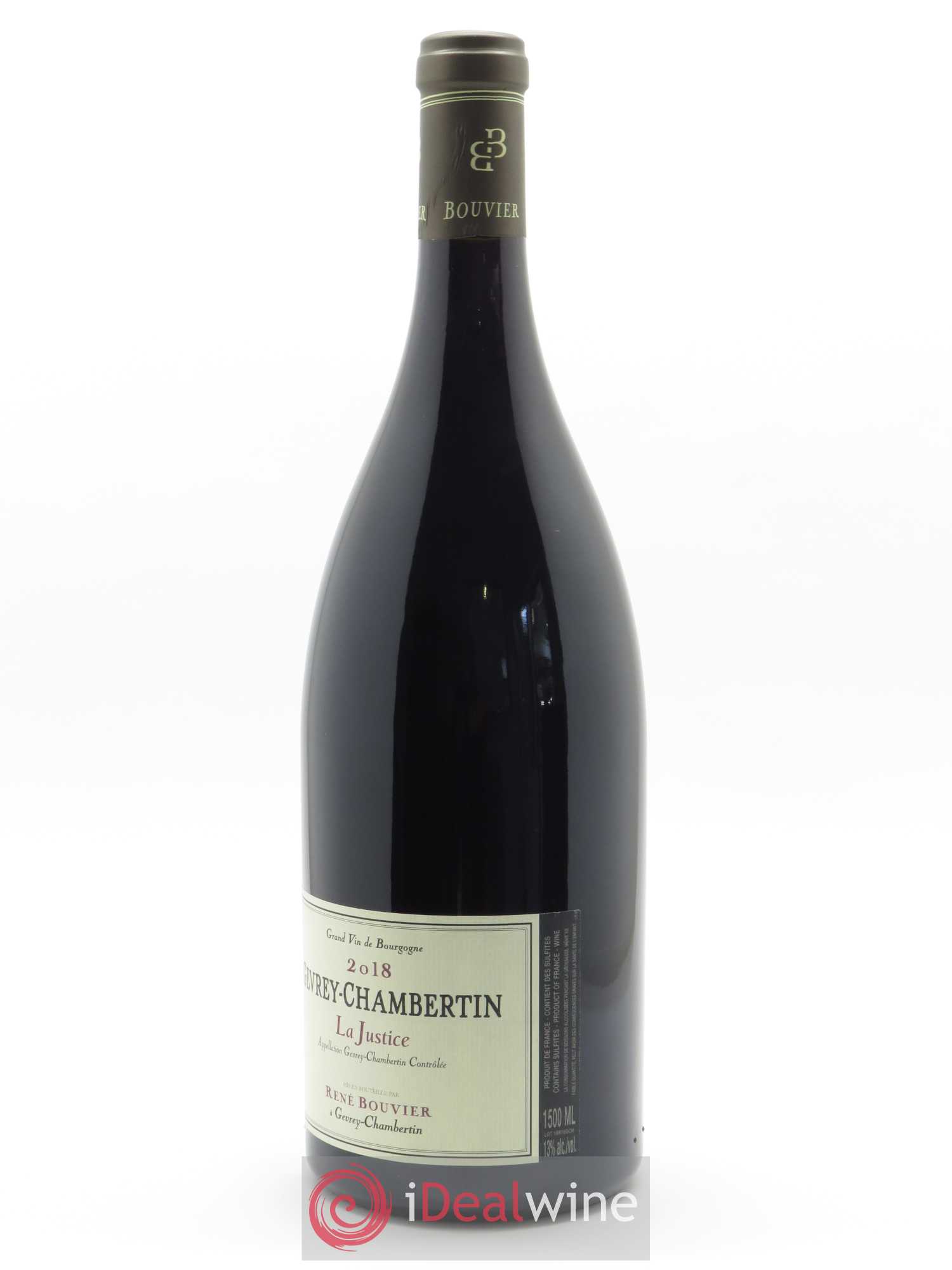 Gevrey-Chambertin La Justice René Bouvier (Domaine) 2018 - Lot de 1 magnum - 1