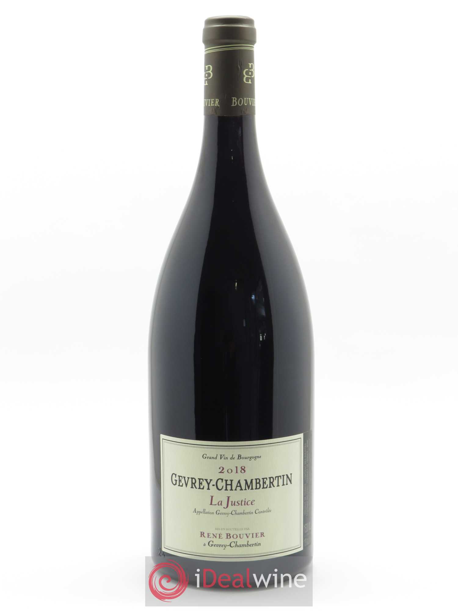 Gevrey-Chambertin La Justice René Bouvier (Domaine) 2018 - Lot de 1 magnum - 0