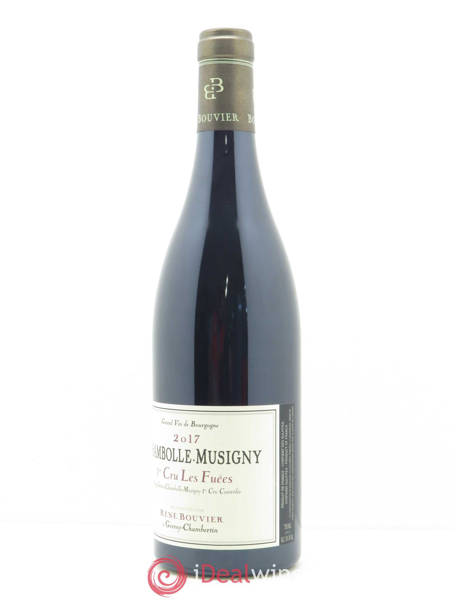 Chambolle-Musigny 1er Cru Les Fuées René Bouvier (Domaine) 2017 - Lotto di 1 bottiglia - 1