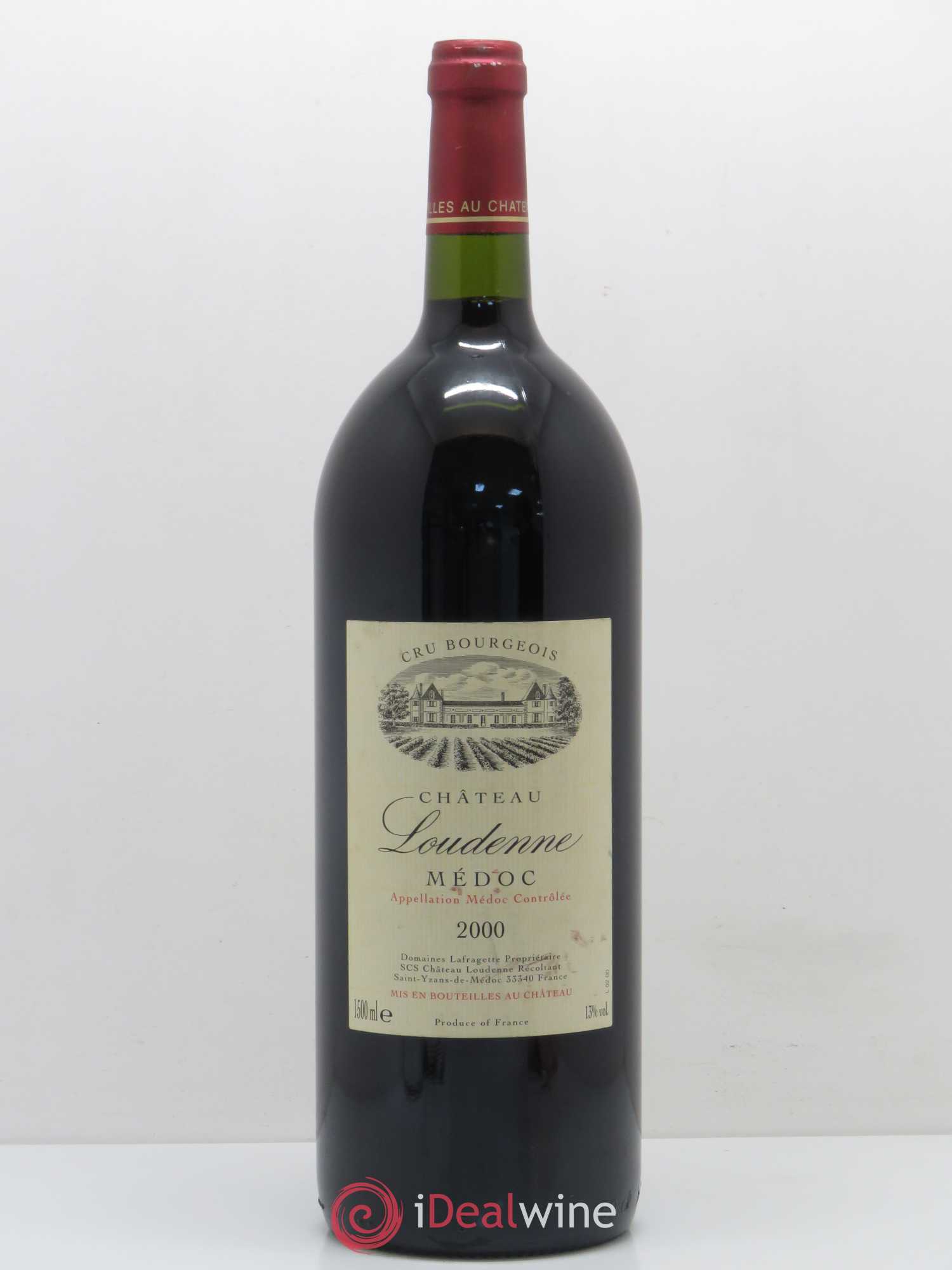 Château Loudenne Cru Bourgeois (sans prix de réserve) 2000 - Lot de 1 magnum - 0