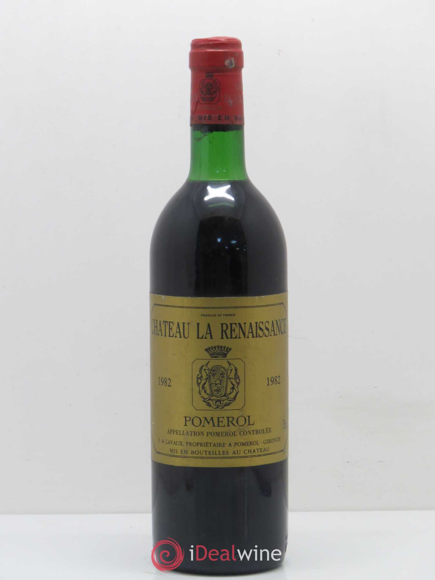 Château la Renaissance 1982 - Lot de 1 bouteille - 0