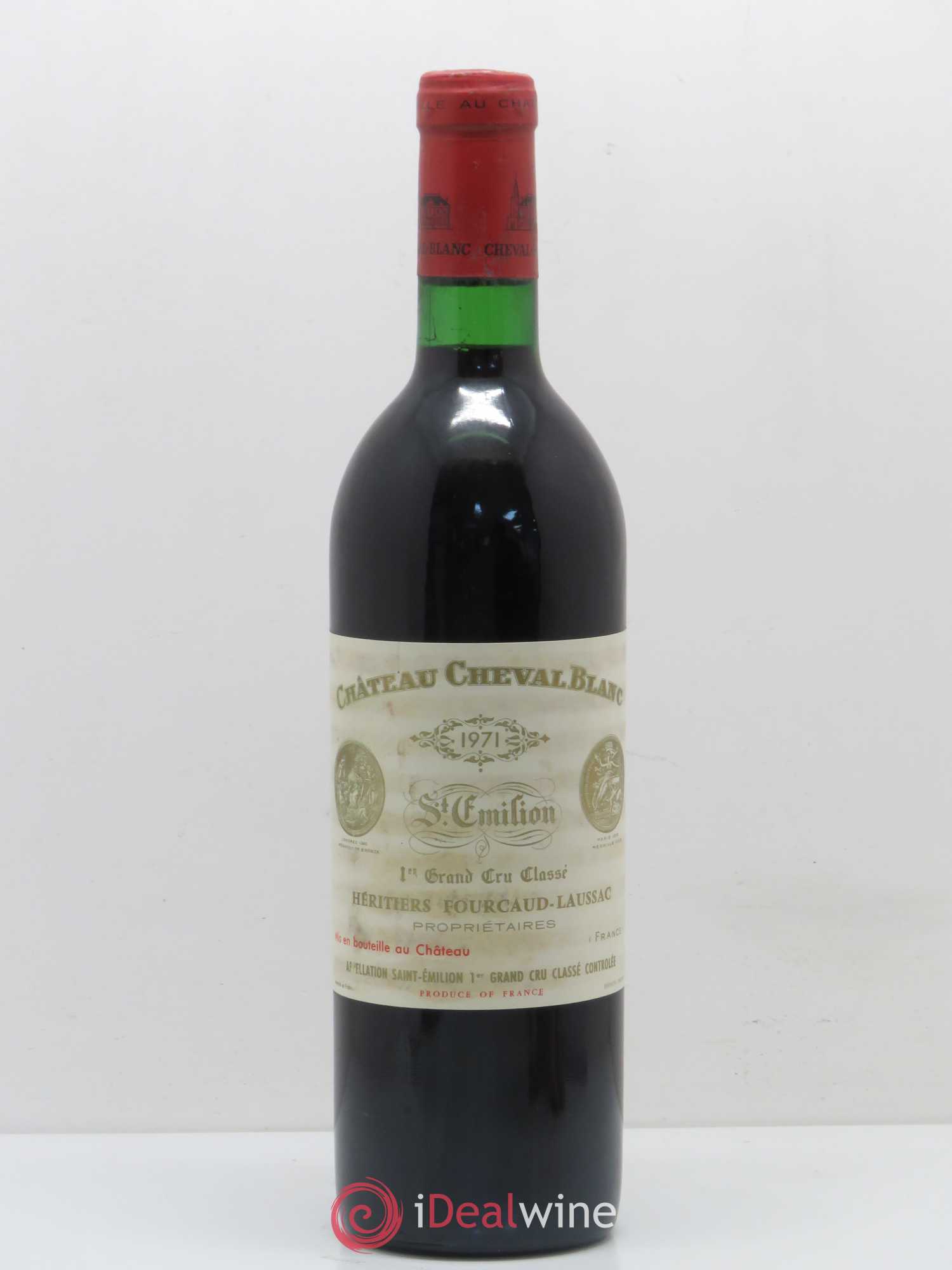 Château Cheval Blanc 1er Grand Cru Classé A 1971 - Lot de 1 bouteille - 0