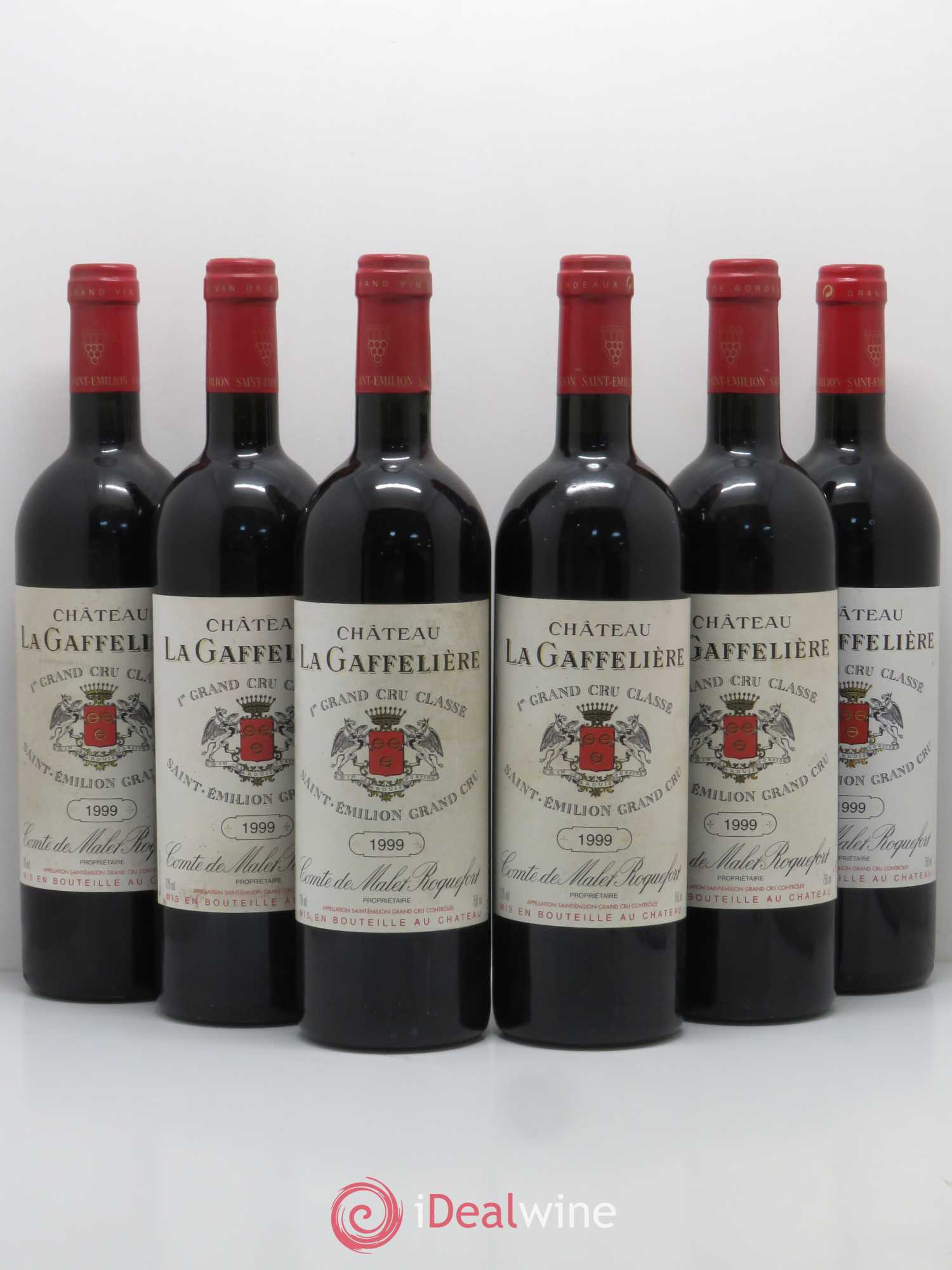 Château la Gaffelière 1er Grand Cru Classé B 1999 - Lot de 6 bouteilles - 0