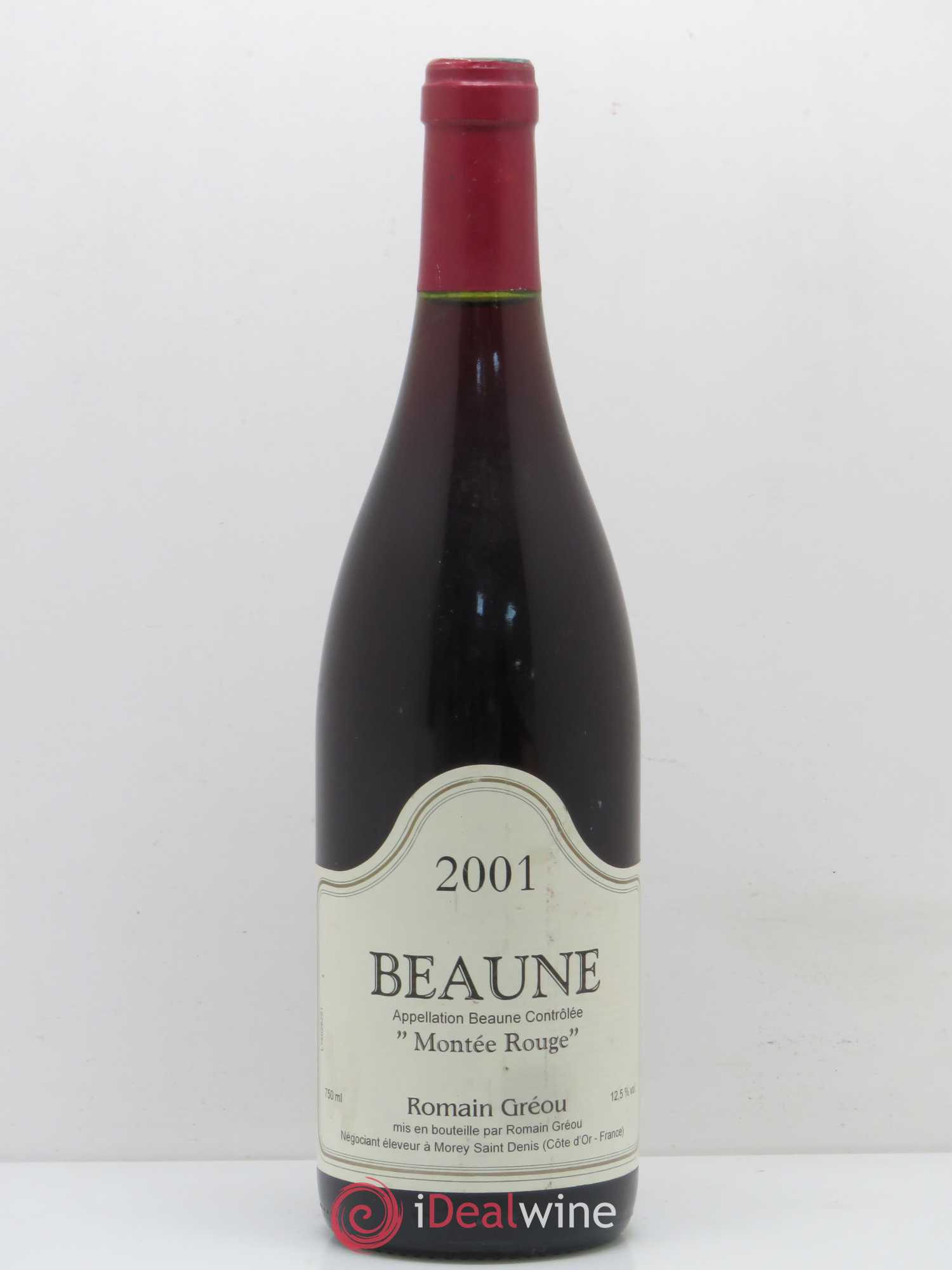 Beaune Montée Rouge Romain Gréou (sans prix de réserve) 2001 - Posten von 1 Flasche - 0
