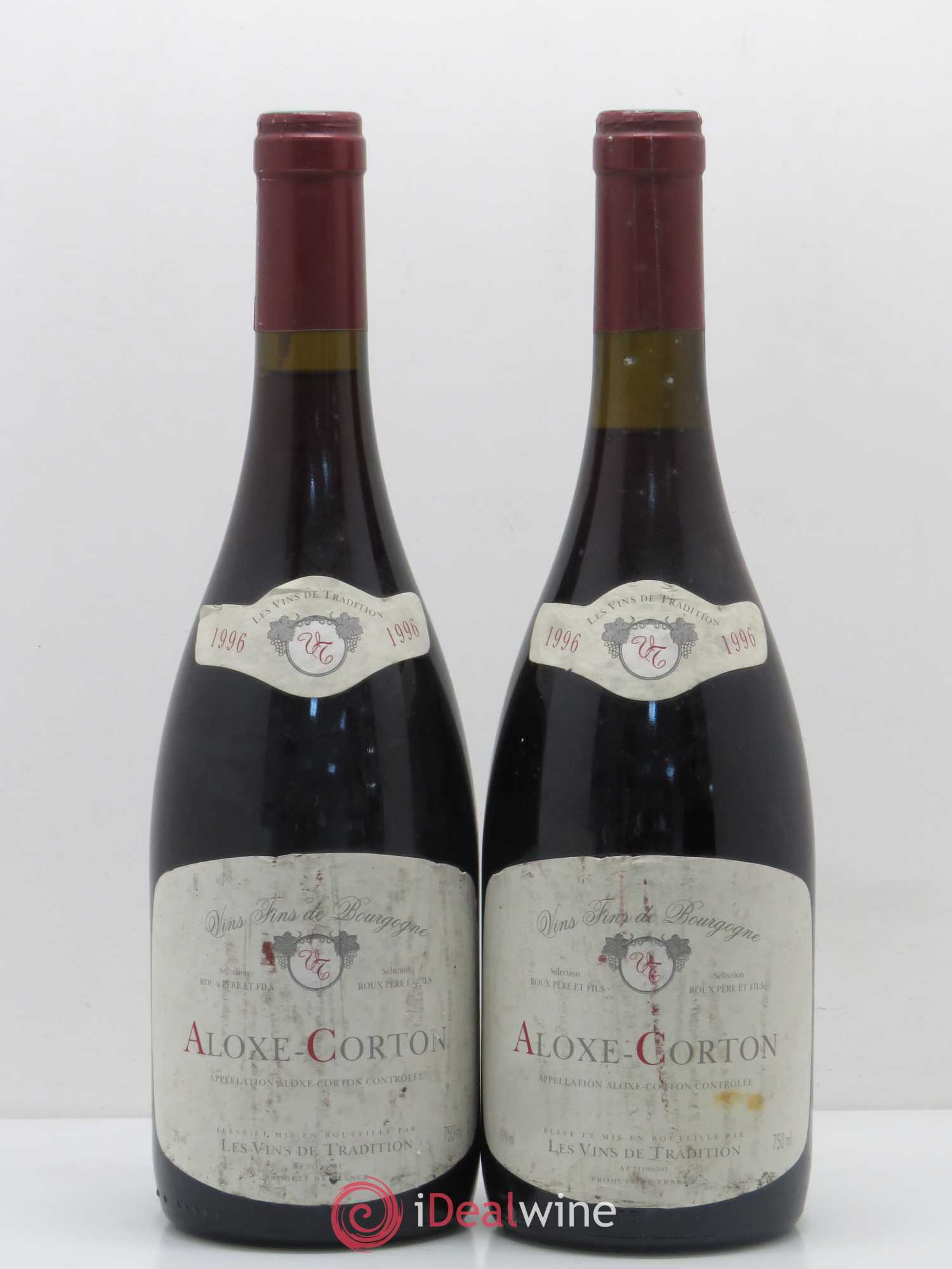 Aloxe-Corton Les Vins de Tradition Roux 1996 - Lot de 2 bouteilles - 0