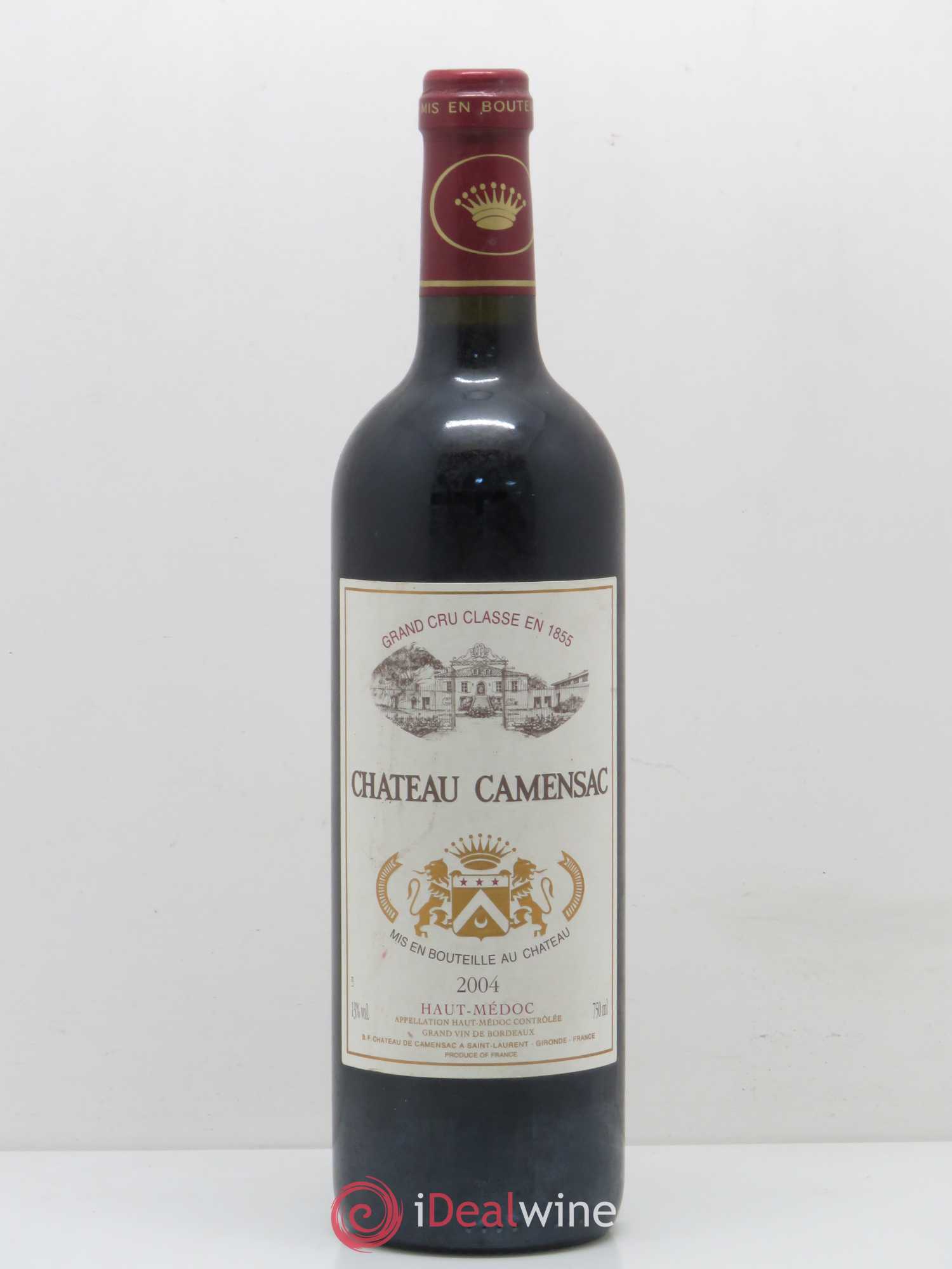 Château Camensac 5ème Grand Cru Classé 2004 - Lot de 1 bouteille - 0