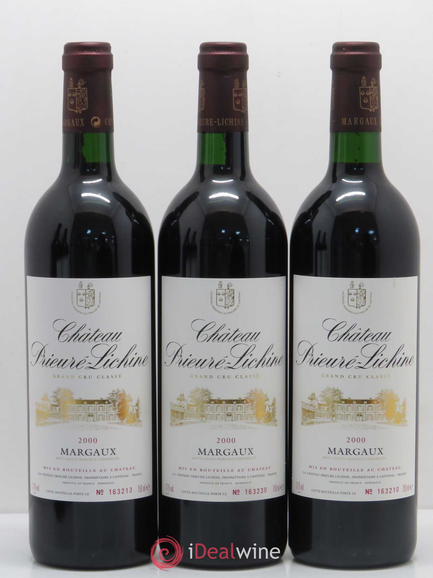 Château Prieuré Lichine 4ème Grand Cru Classé (sans prix de réserve) 2000 - Lot de 12 bouteilles - 1