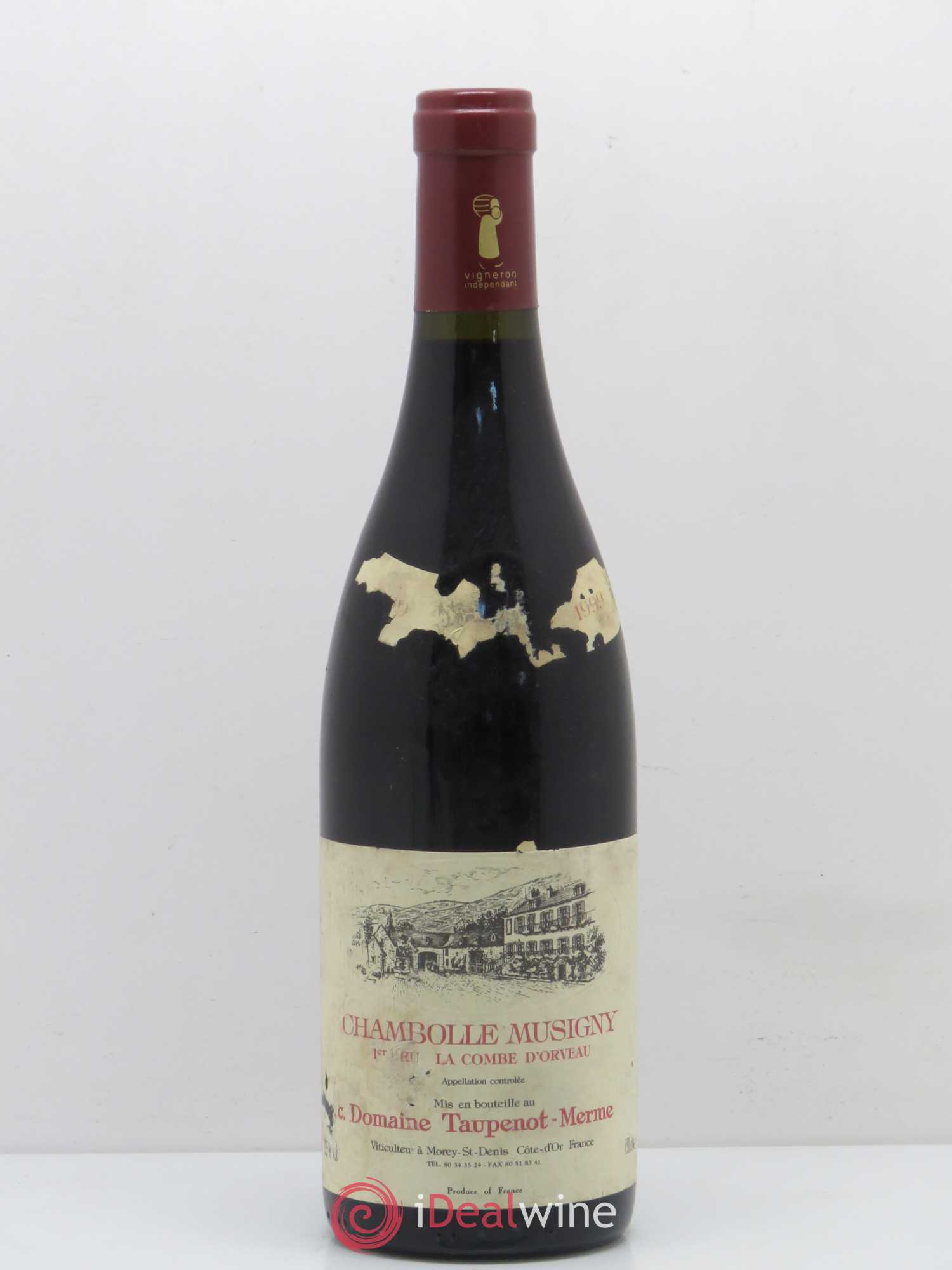 Chambolle-Musigny 1er Cru La Combe d'Orveau Taupenot Merme 1999 - Posten von 1 Flasche - 0