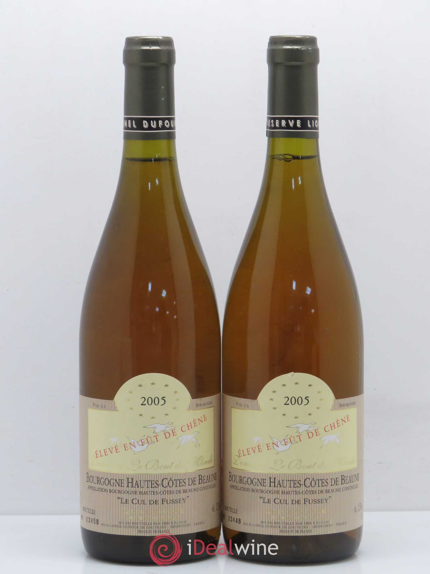 Hautes-Côtes de Beaune Domaine le But du Monde Le Cul de Fussey (sans prix de réserve) 2005 - Posten von 2 Flaschen - 0
