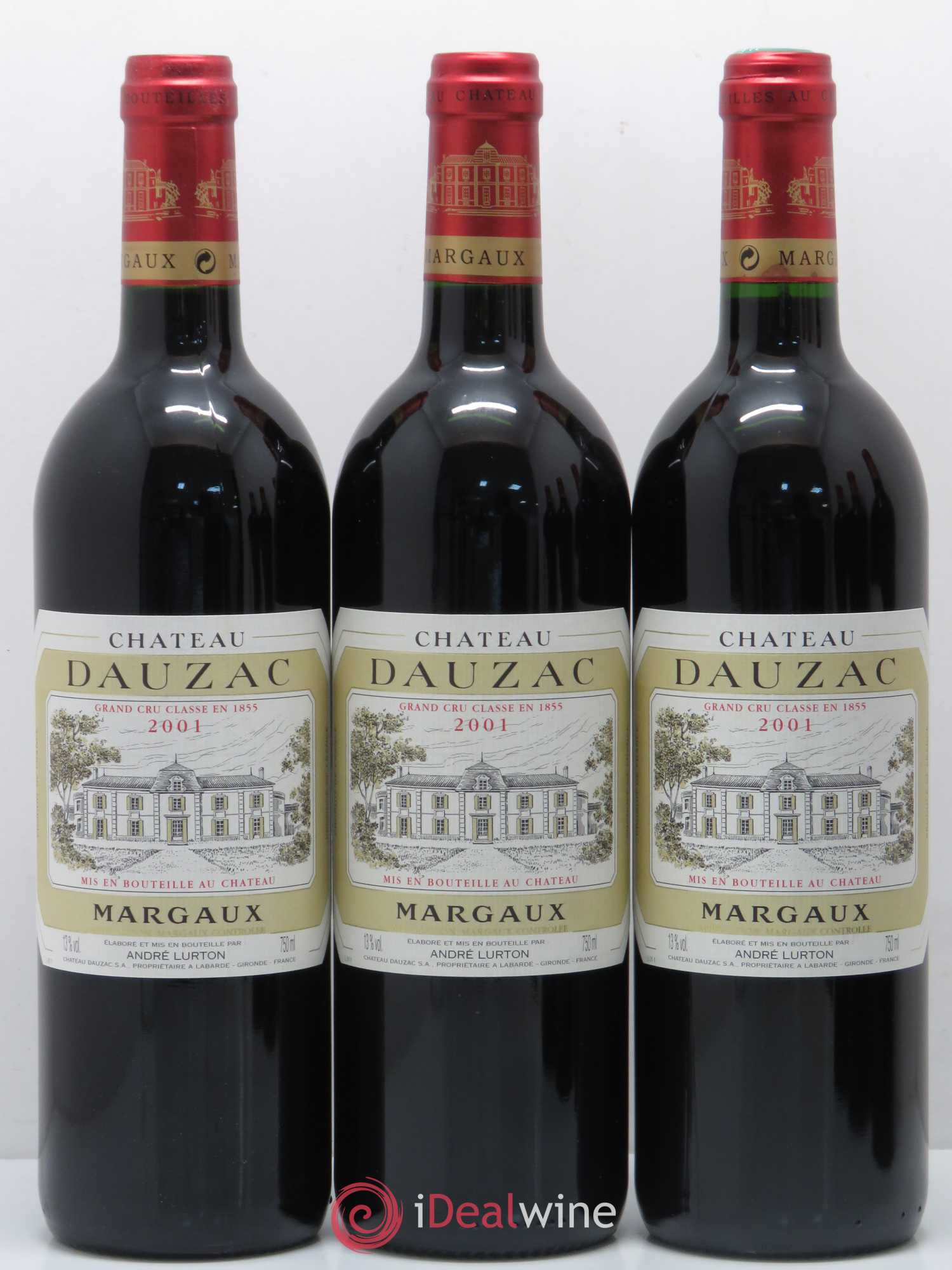 Château Dauzac 5ème Grand Cru Classé 2001 - Lot de 12 bouteilles - 2