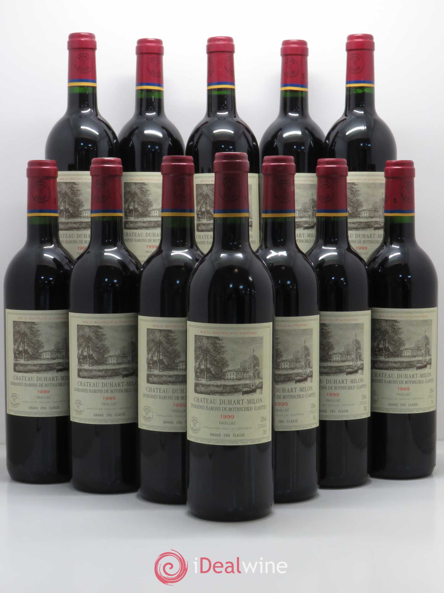 Château Duhart-Milon 4ème Grand Cru Classé 1999 - Lotto di 12 bottiglie - 0