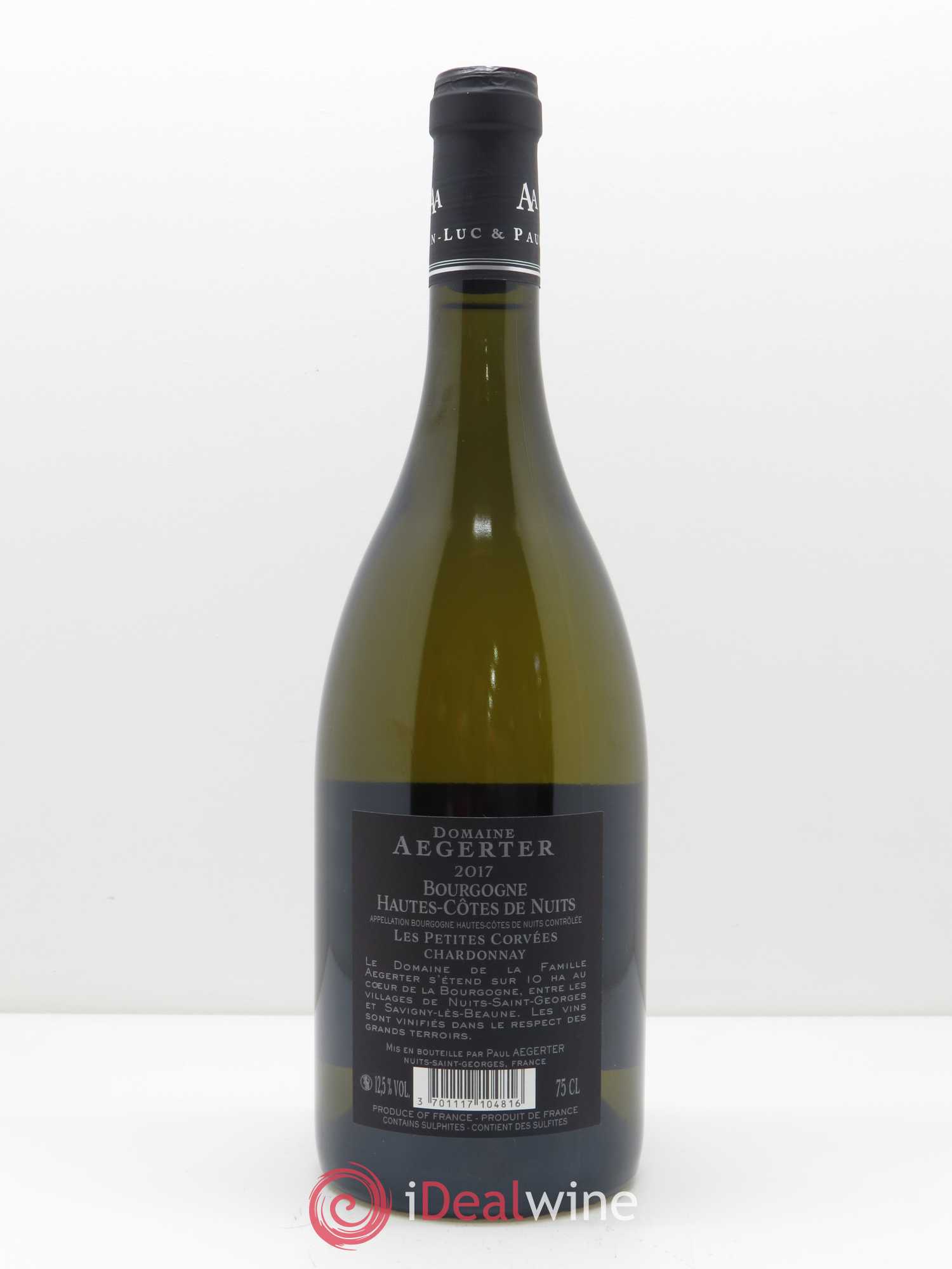 Hautes-Côtes de Nuits Les Petites Corvées Aegerter 2017 - Lot de 1 bouteille - 1