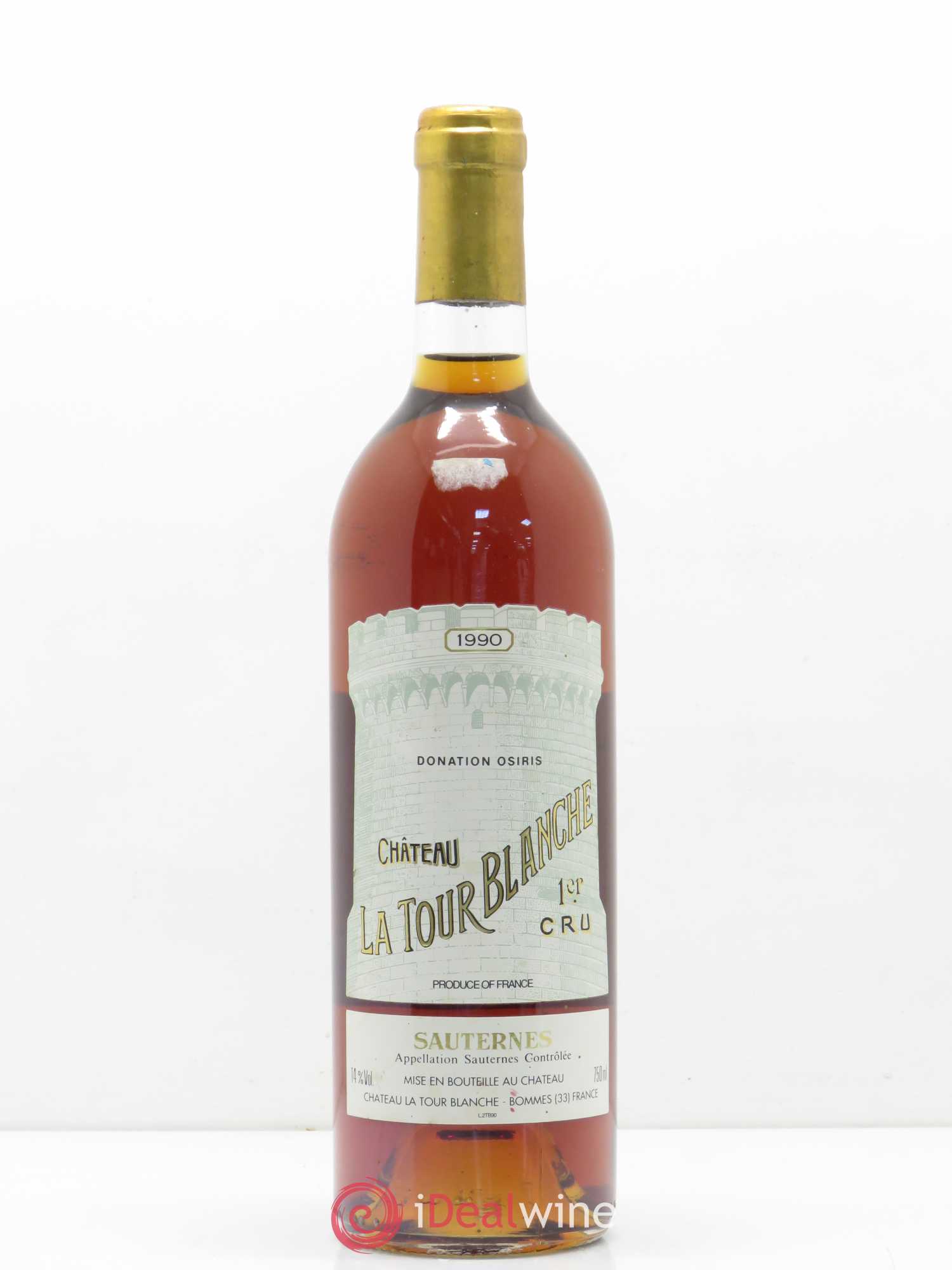 Château la Tour Blanche 1er Grand Cru Classé 1990 - Lotto di 1 bottiglia - 0