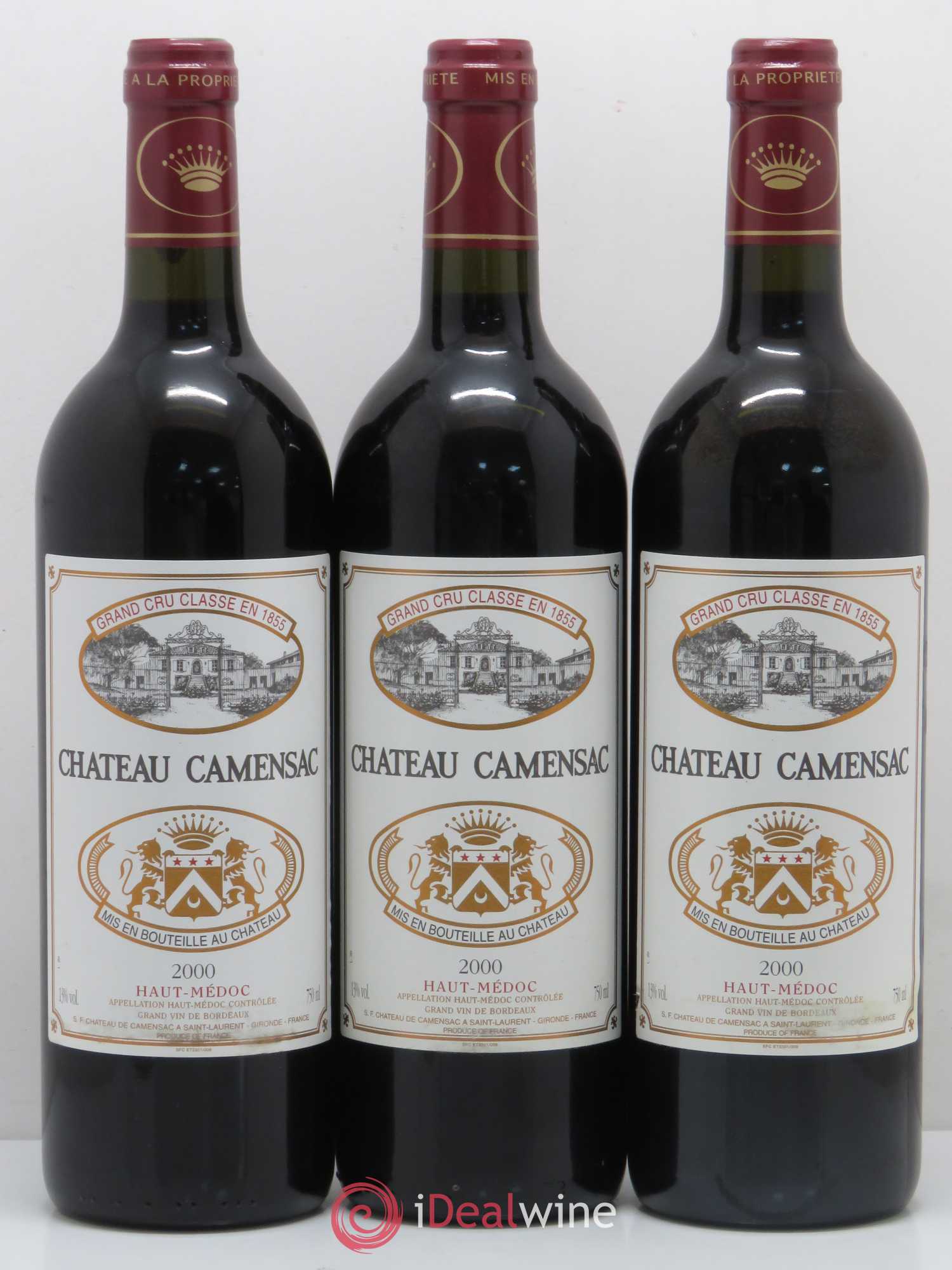 Château Camensac 5ème Grand Cru Classé 2000 - Lot de 12 bouteilles - 4