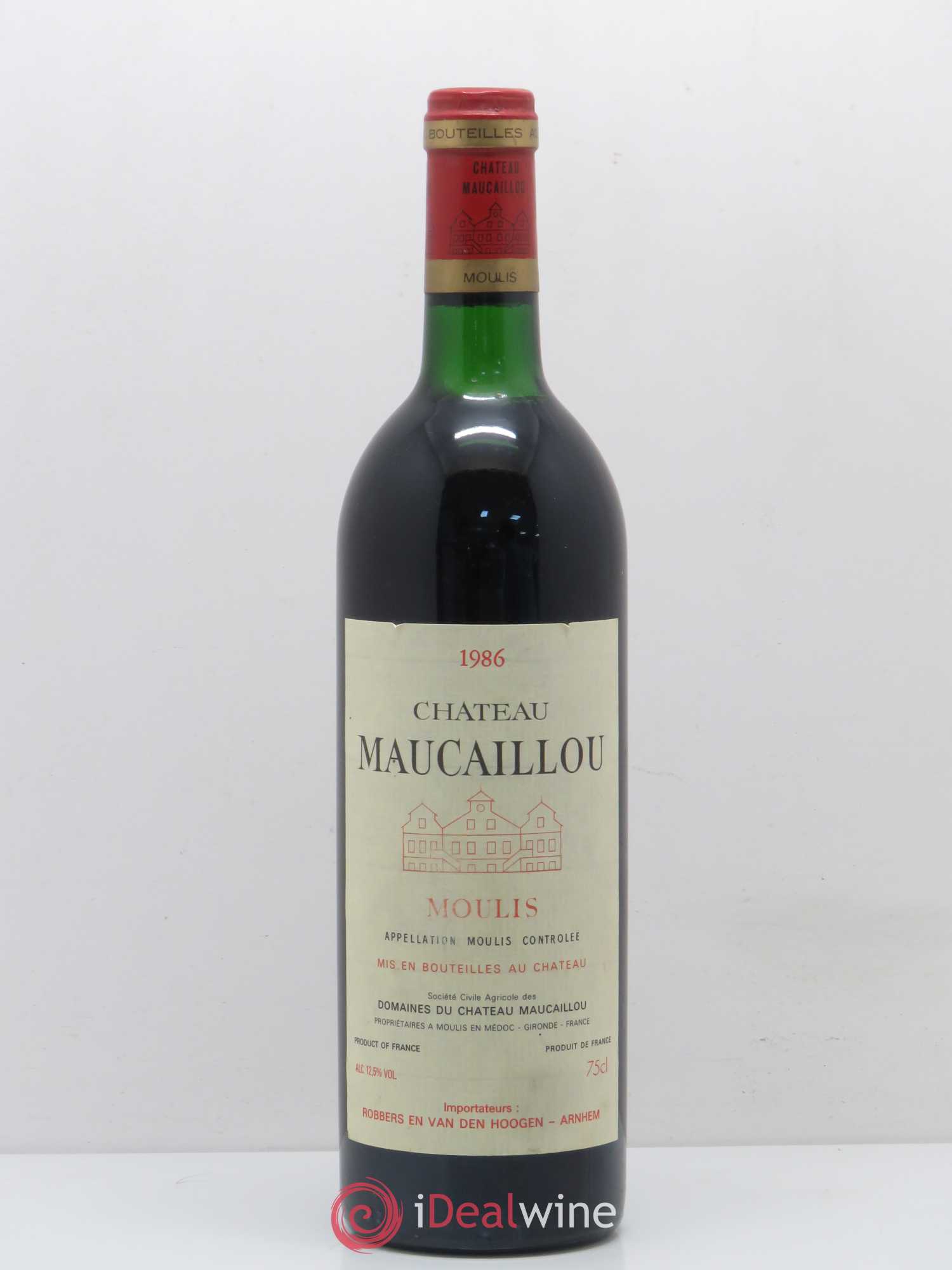 Château Maucaillou 1986 - Lot de 1 bouteille - 0