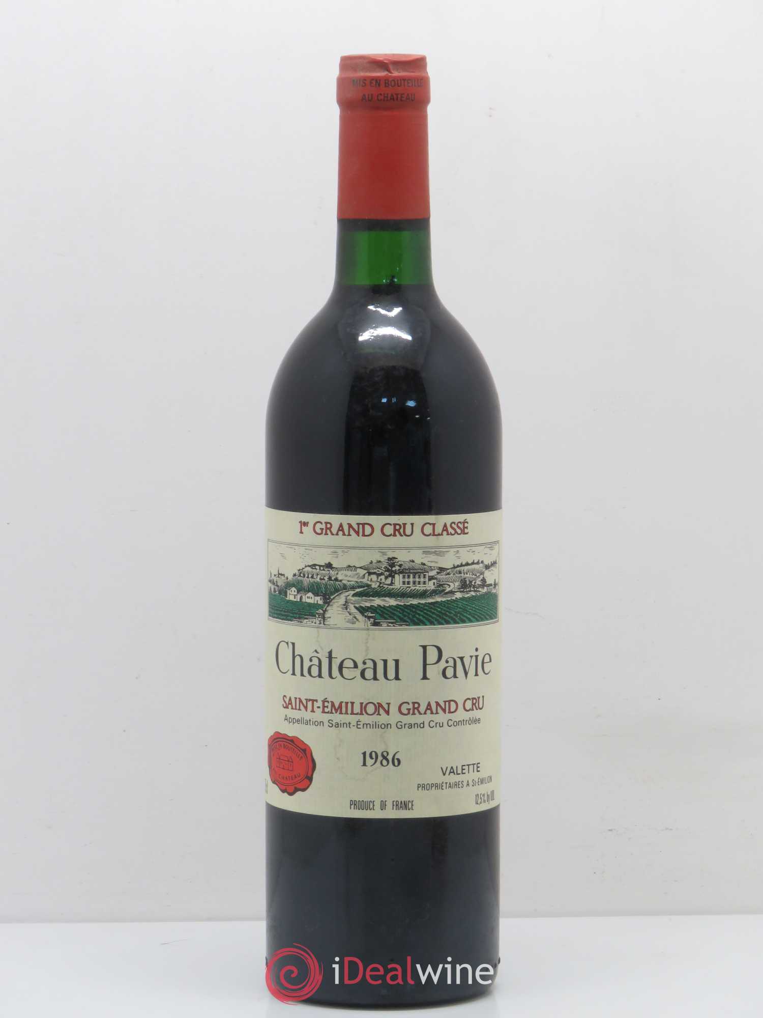 Château Pavie 1er Grand Cru Classé A 1986 - Lot de 1 bouteille - 0