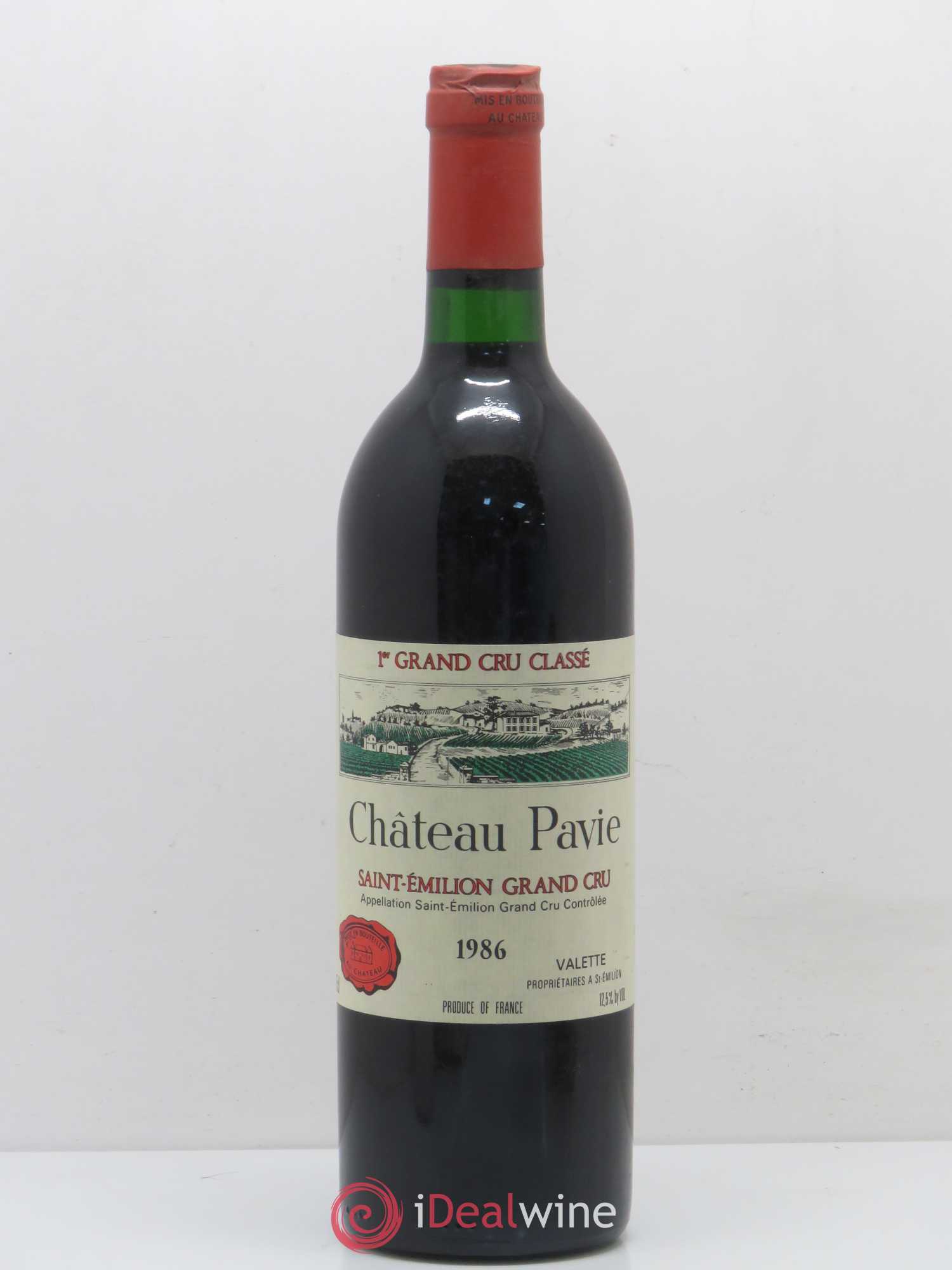 Château Pavie 1er Grand Cru Classé A 1986 - Lot de 1 bouteille - 0