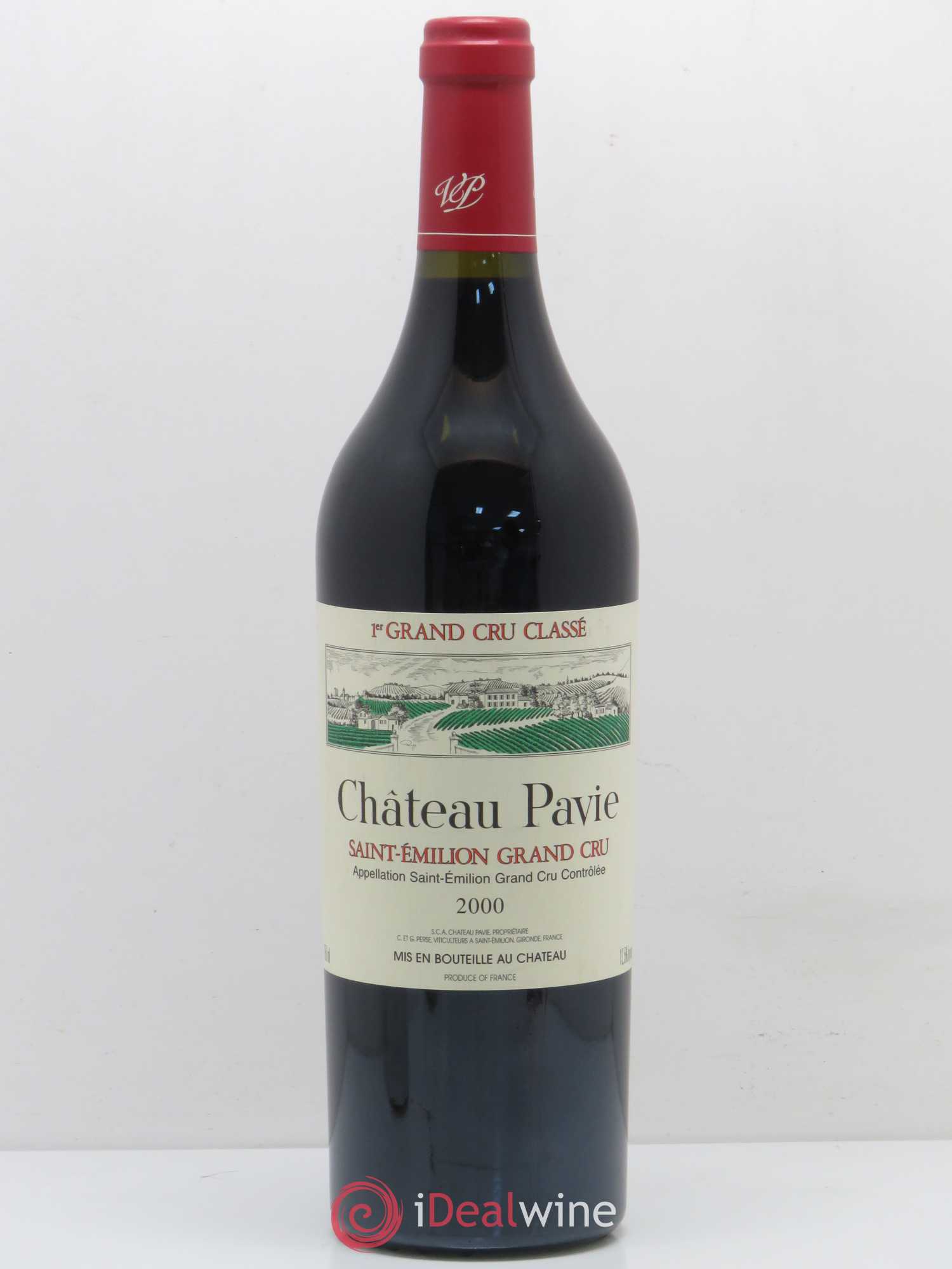 Château Pavie 1er Grand Cru Classé A 2000 - Lot de 1 bouteille - 0