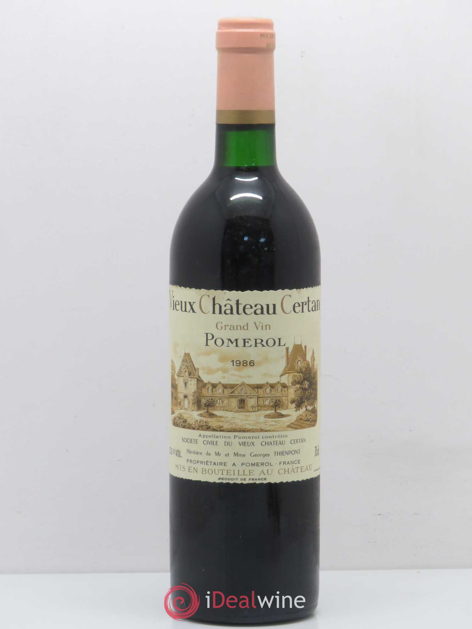 Vieux Château Certan 1986 - Lot de 1 bouteille - 0