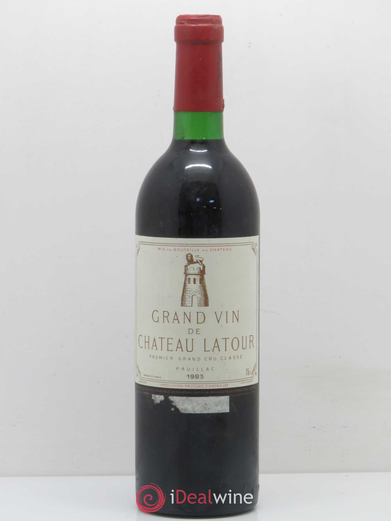 Château Latour 1er Grand Cru Classé 1983 - Lot de 1 bouteille - 0