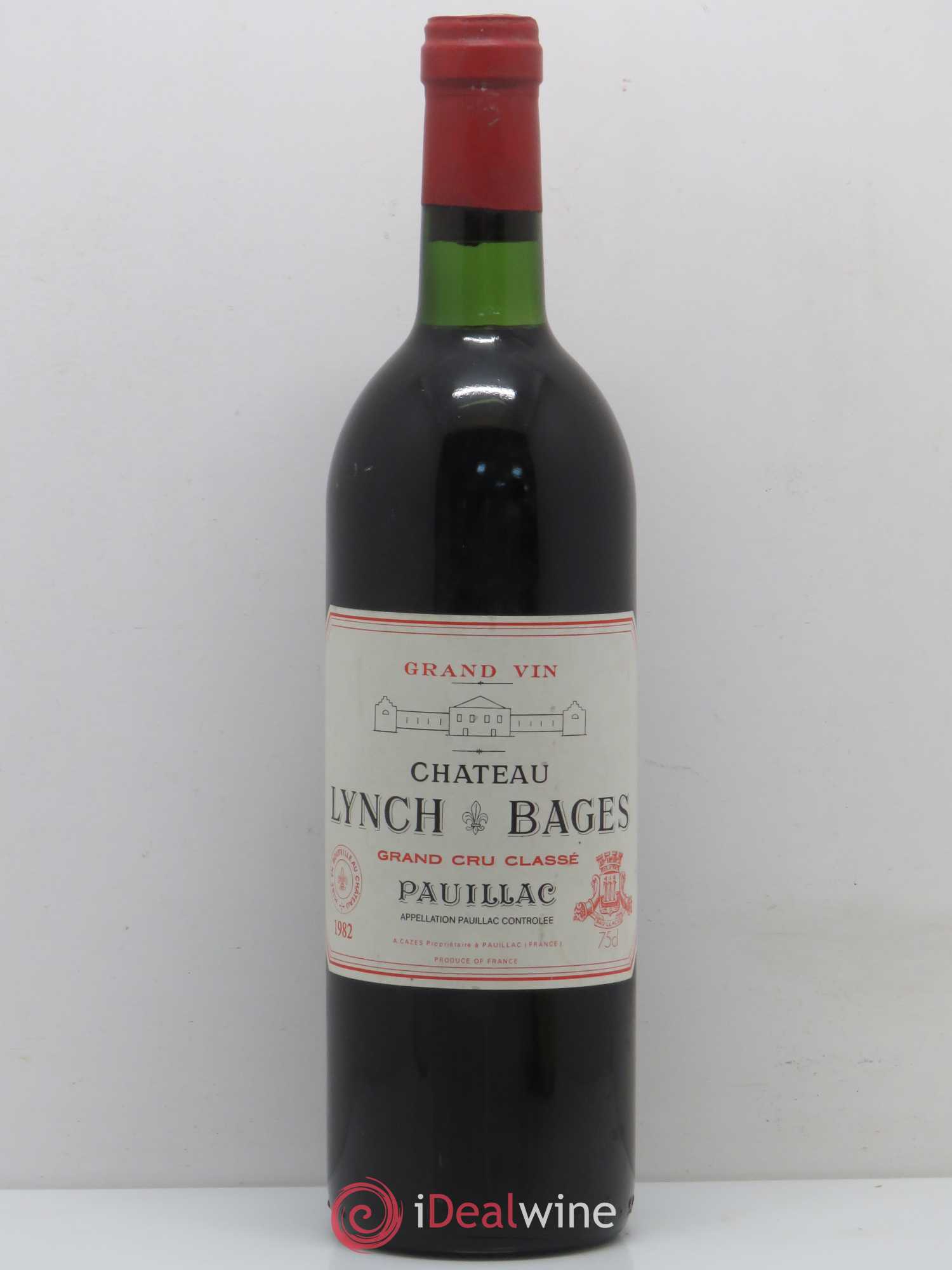 Château Lynch Bages 5ème Grand Cru Classé 1982 - Lot de 1 bouteille - 0