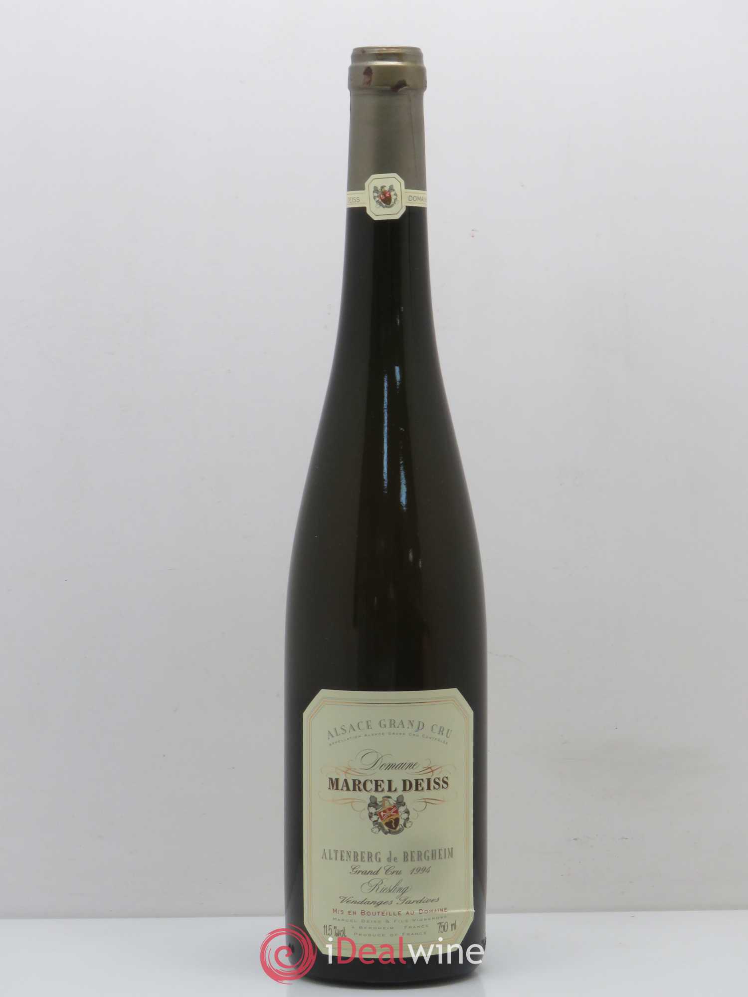 Alsace Riesling Vendanges Tardives Marcel Deiss (Domaine) Altenberg de Bergheim 1994 - Lotto di 1 bottiglia - 0