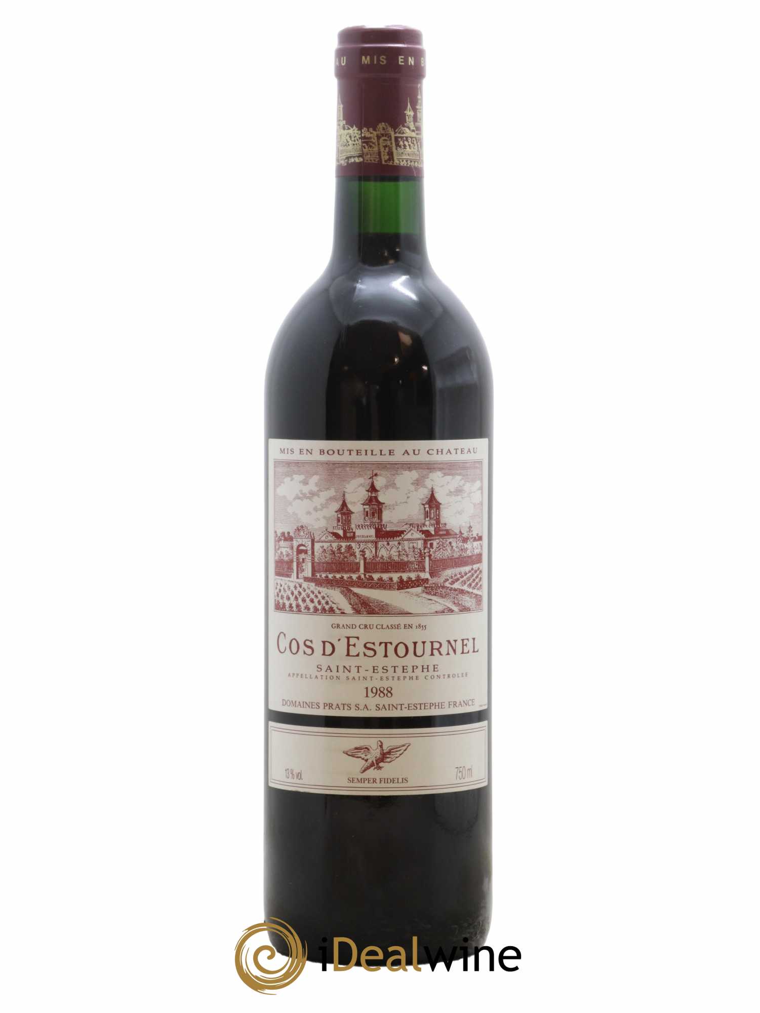 Cos d'Estournel 2ème Grand Cru Classé 1988 - Lot de 1 bouteille - 0