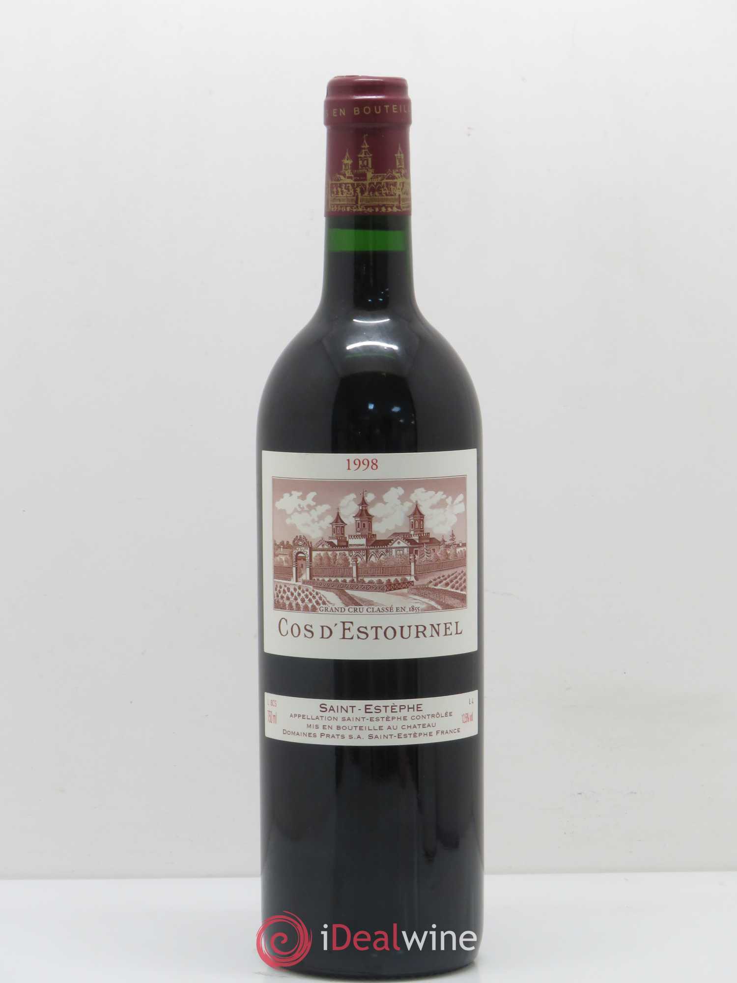 Cos d'Estournel 2ème Grand Cru Classé 1998 - Lot de 1 bouteille - 0