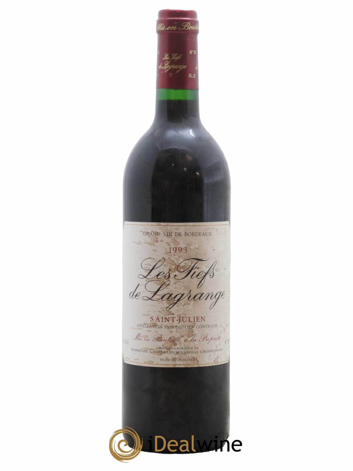 Les Fiefs de Lagrange Second Vin 1993 - Lot de 1 bouteille - 0
