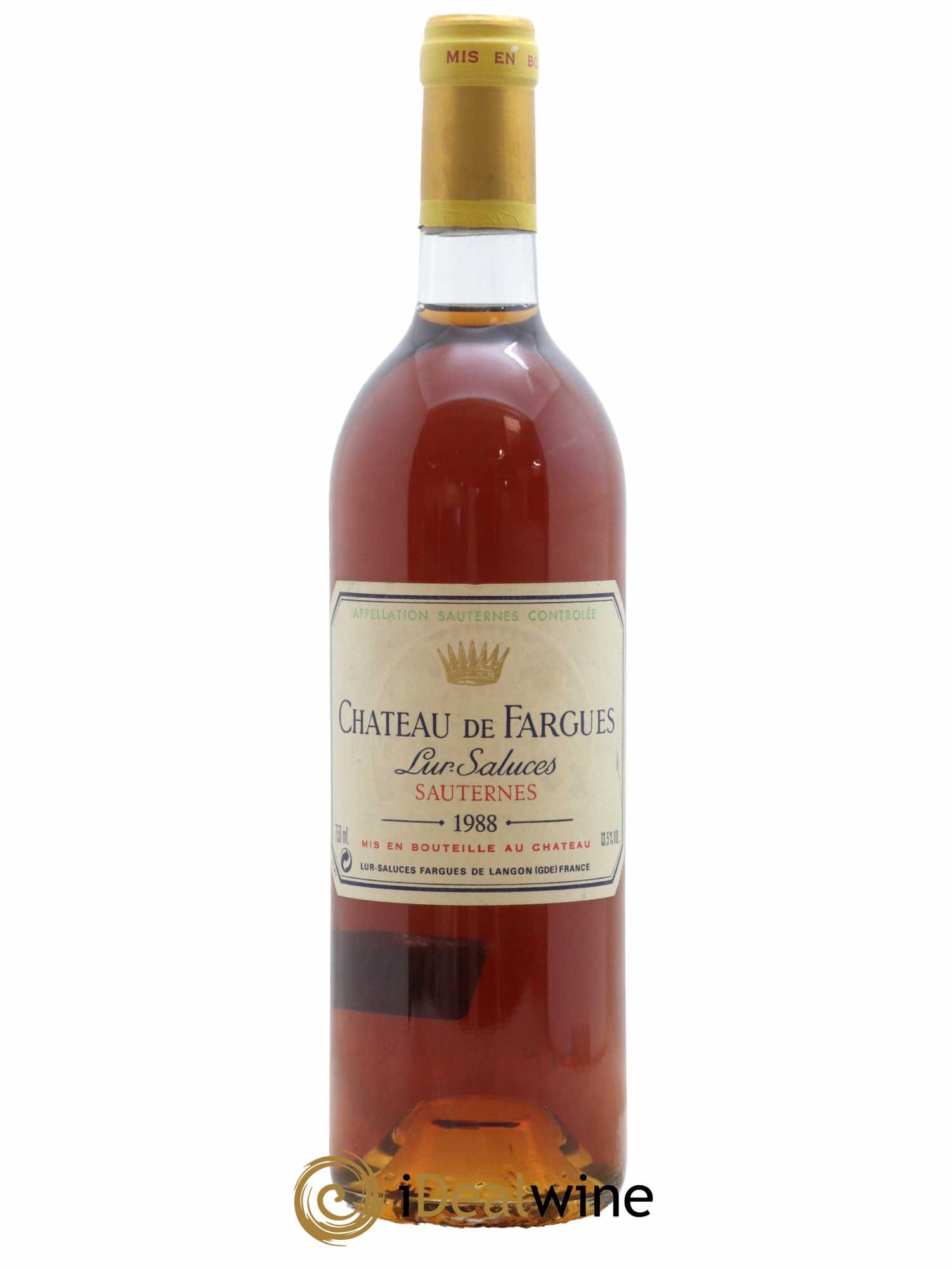 Château de Fargues 1988 - Lotto di 1 bottiglia - 0
