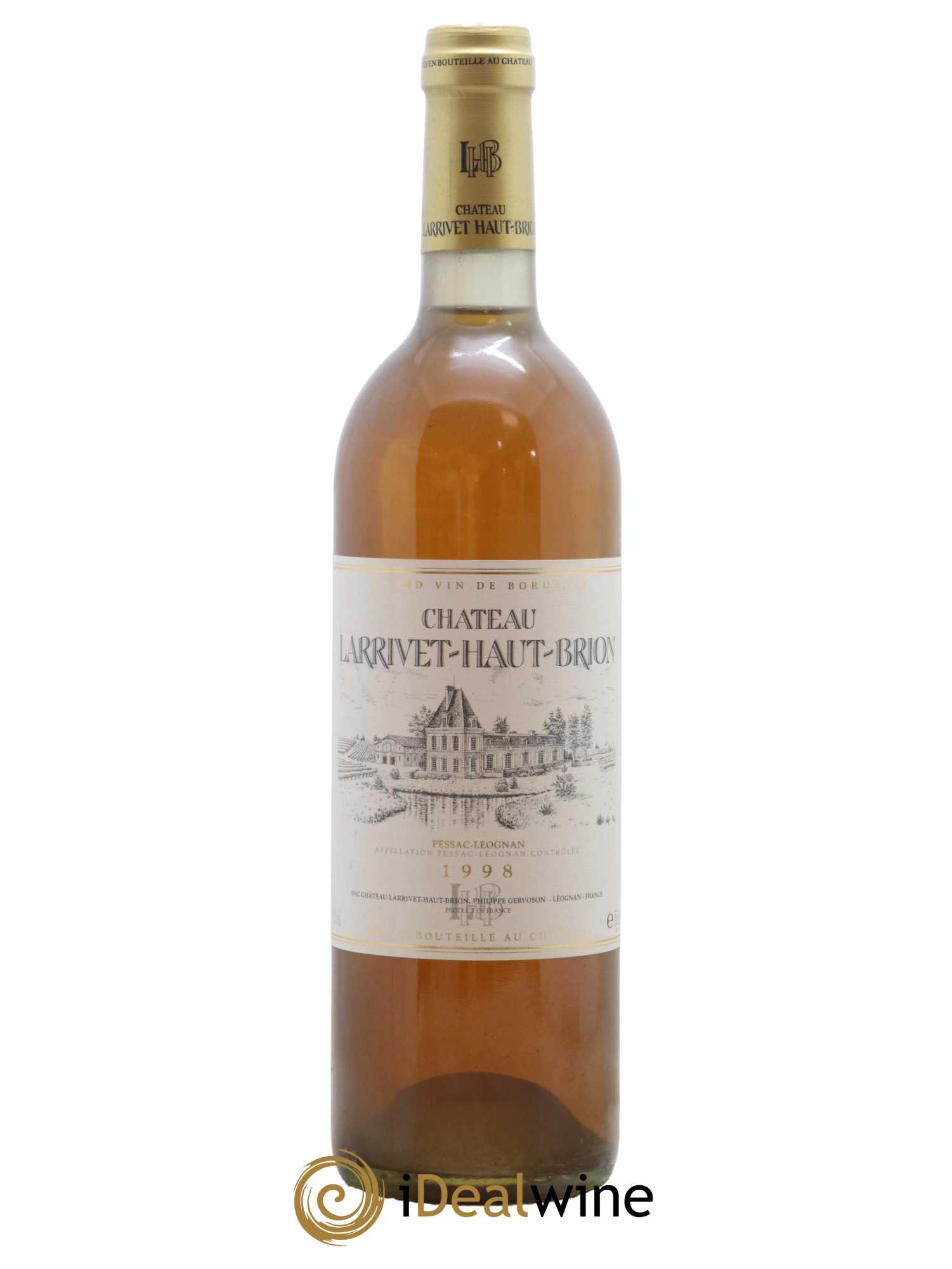 Château Larrivet Haut-Brion 1998 - Lot de 1 bouteille - 0