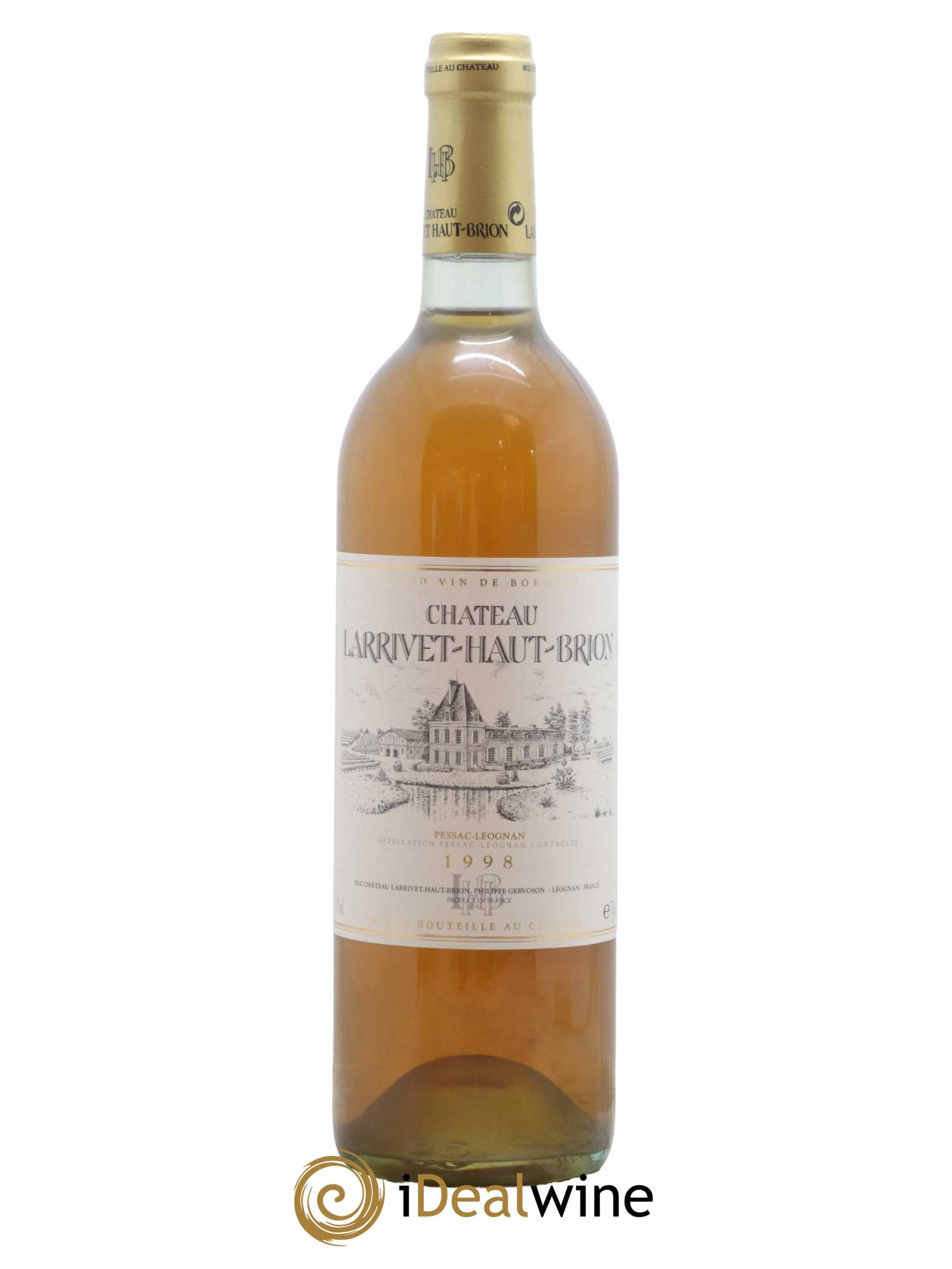 Château Larrivet Haut-Brion 1998 - Lot de 1 bouteille - 0