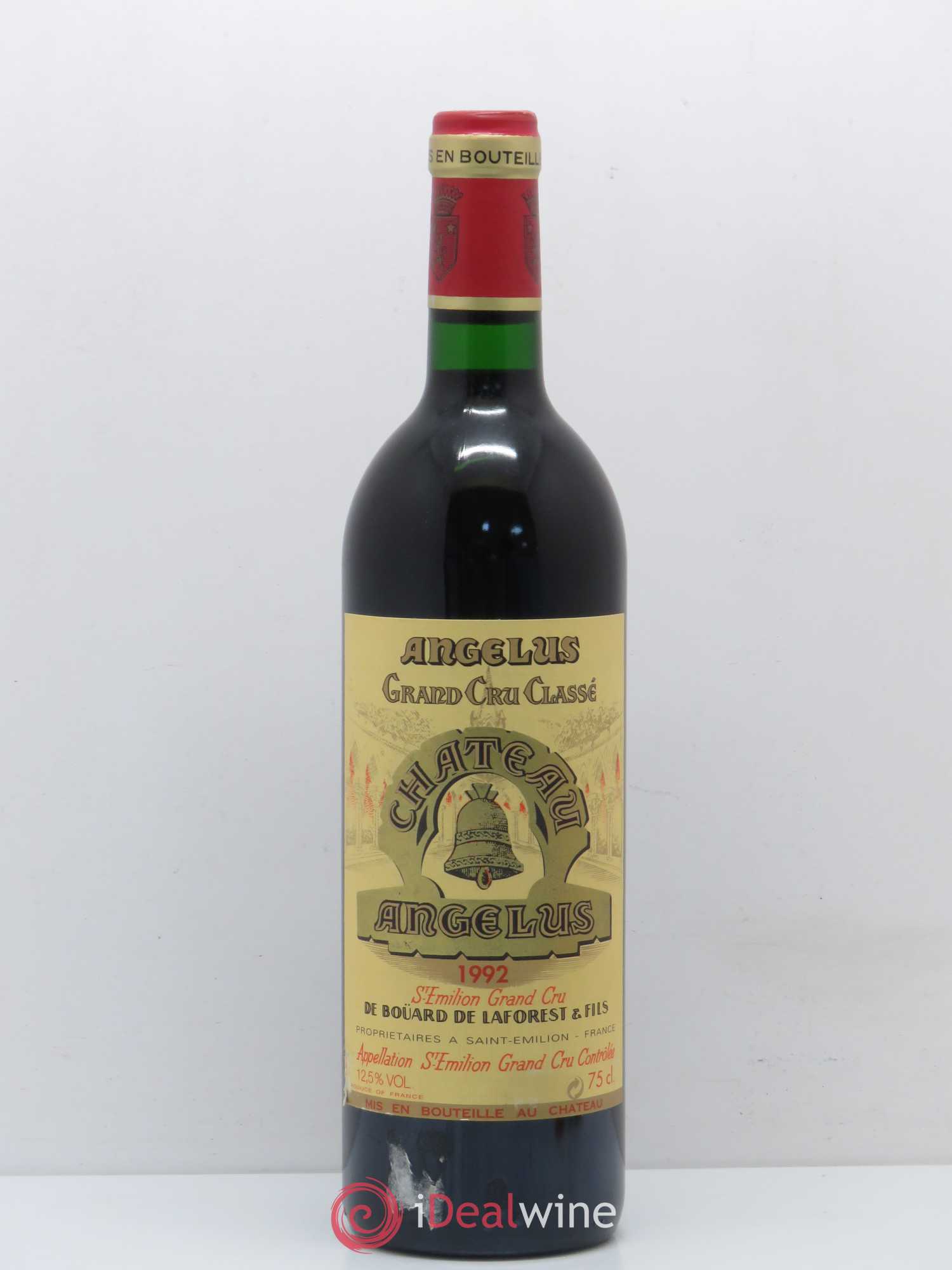 Château Angélus 1er Grand Cru Classé A 1992 - Lot de 1 bouteille - 0