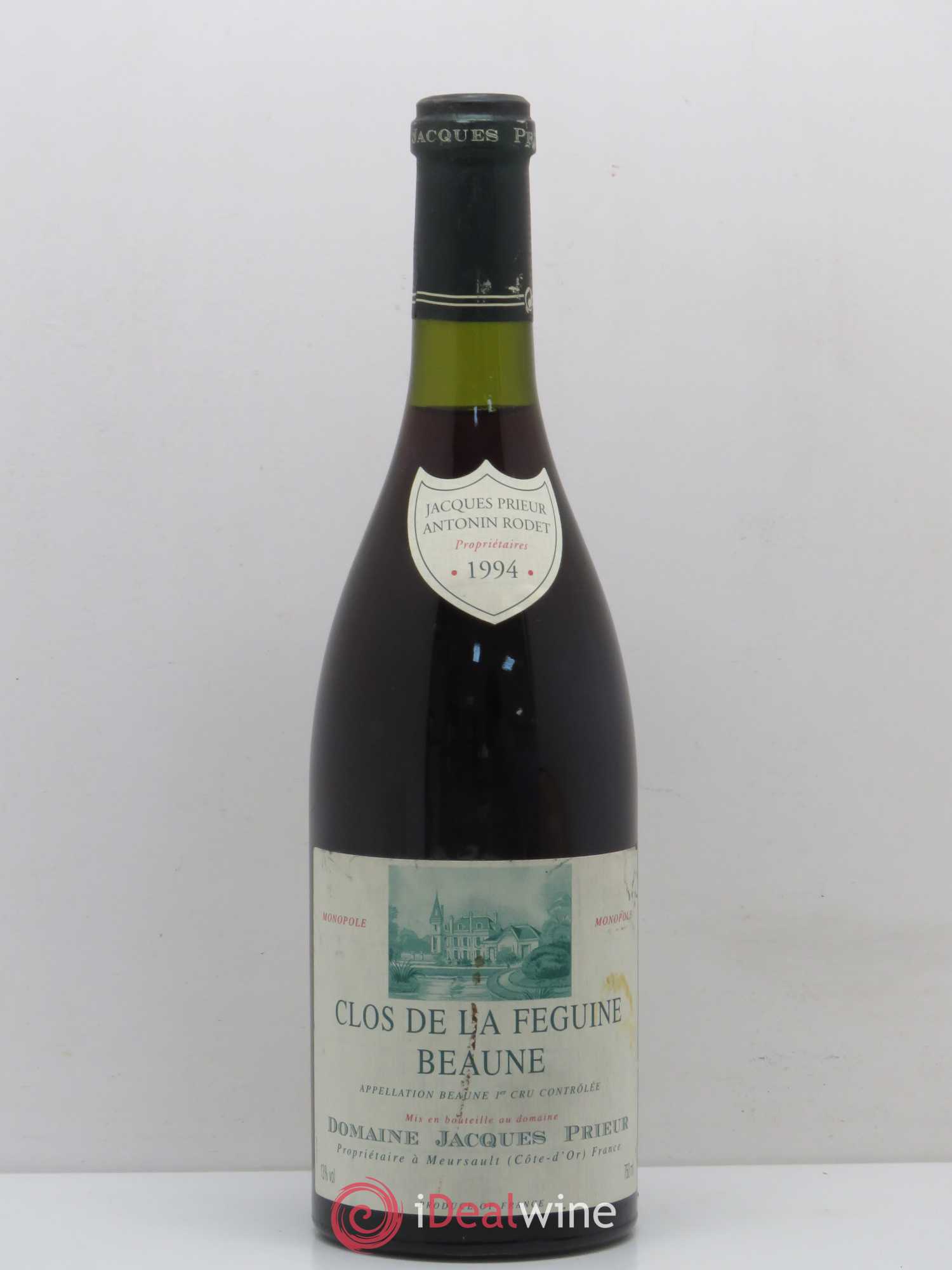 Beaune 1er Cru Clos de la Féguine Jacques Prieur (Domaine) (sans prix de réserve) 1994 - Lot de 1 bouteille - 0