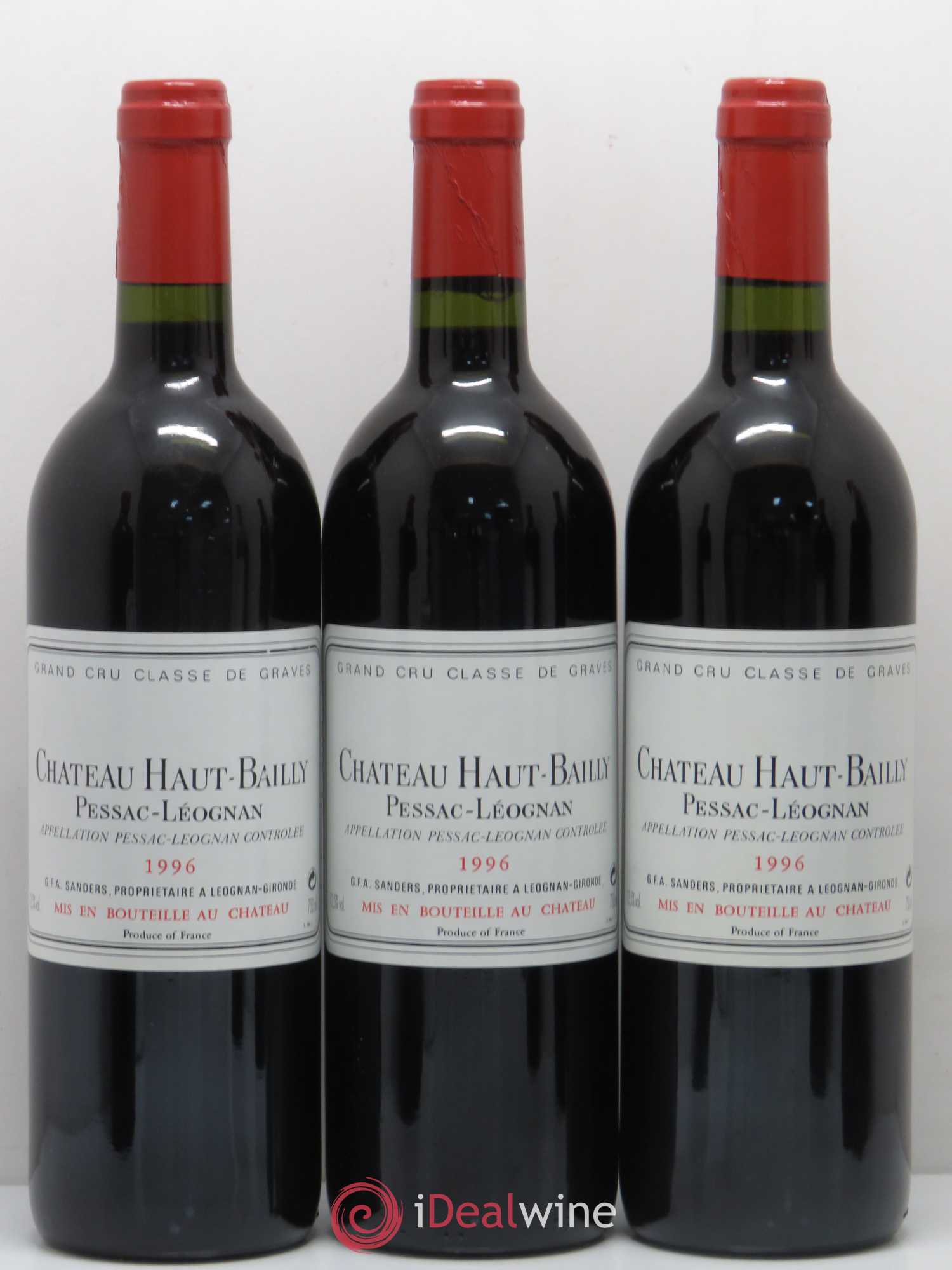 Château Haut-Bailly Cru Classé de Graves 1996 - Lot de 6 bouteilles - 2