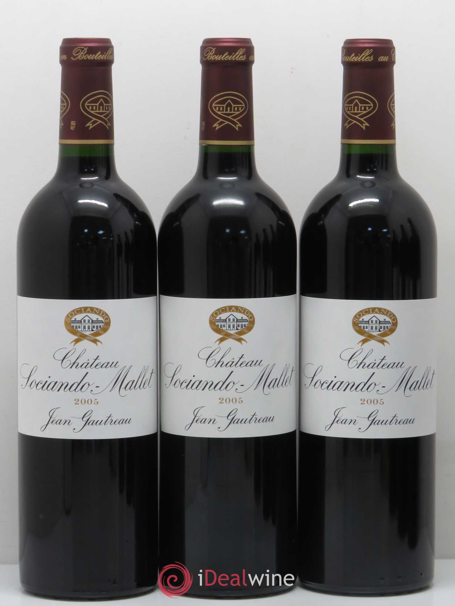Château Sociando Mallet 2005 - Lot de 6 bouteilles - 1