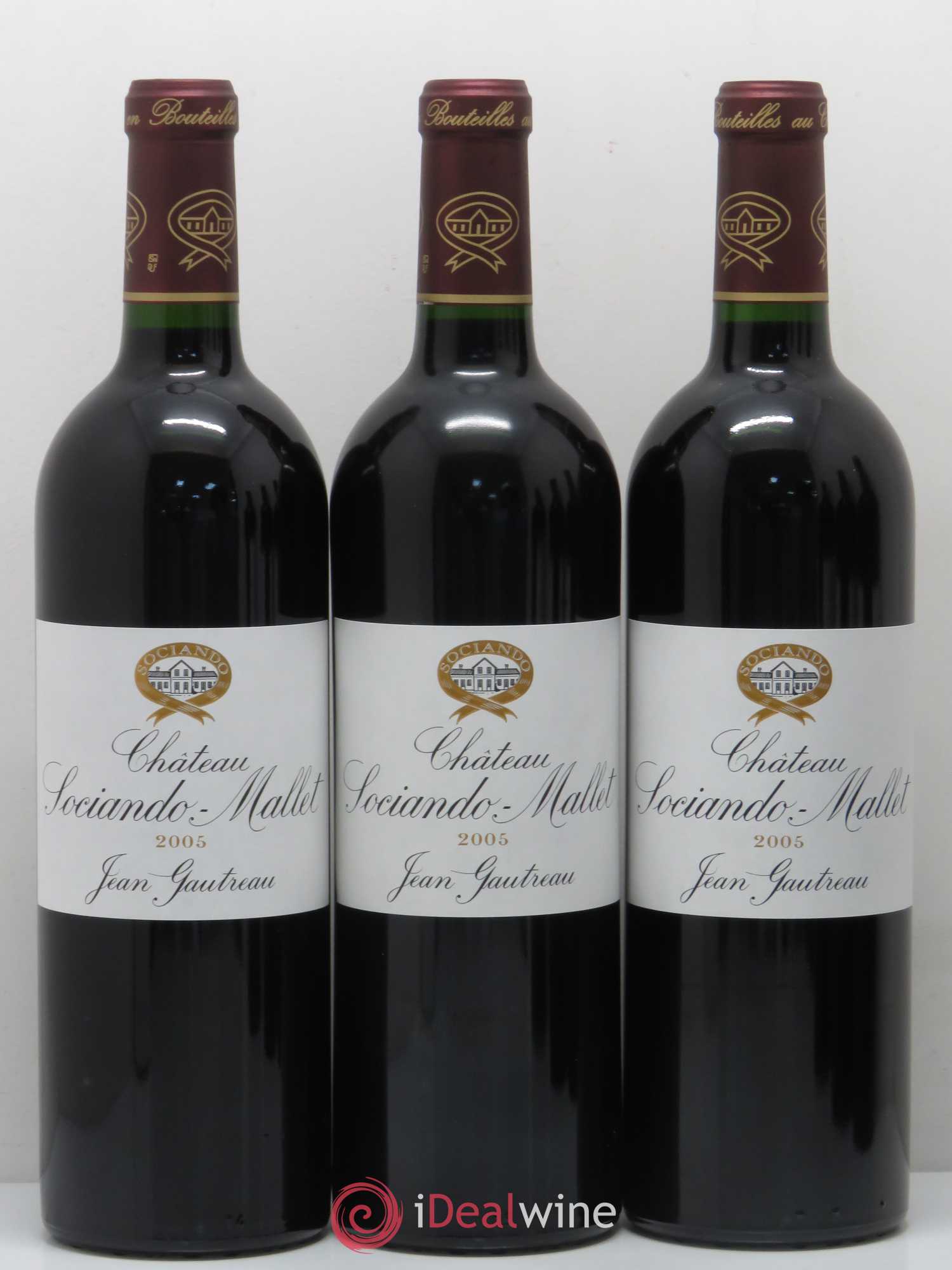 Château Sociando Mallet 2005 - Lot de 6 bouteilles - 2