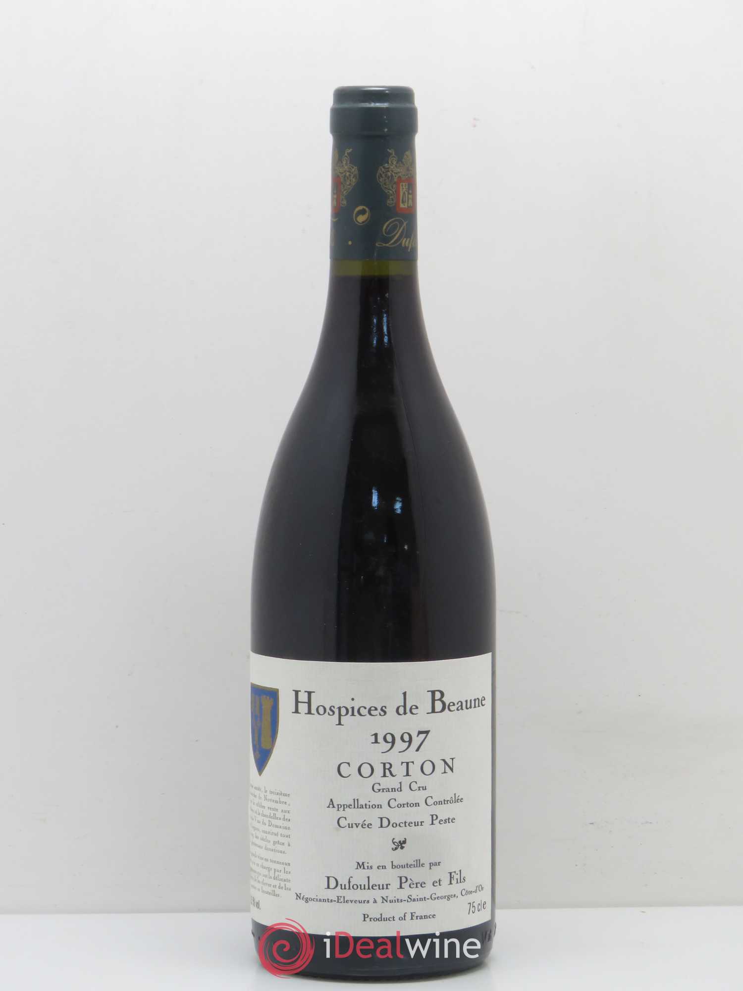 Corton Grand Cru Cuvée du Docteur Peste Hospice de Beaune 1997 - Posten von 1 Flasche - 0