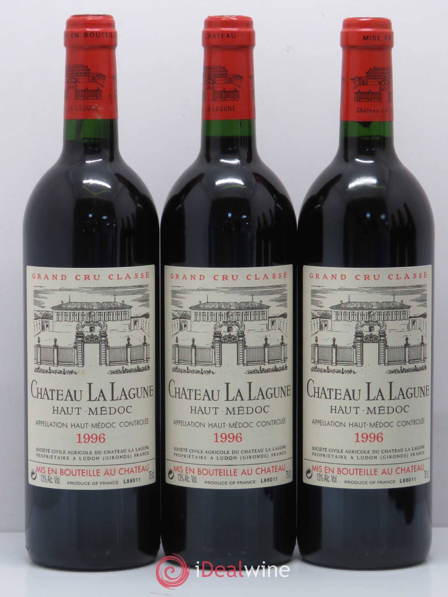 Château la Lagune 3ème Grand Cru Classé 1996 - Lot de 6 bouteilles - 1