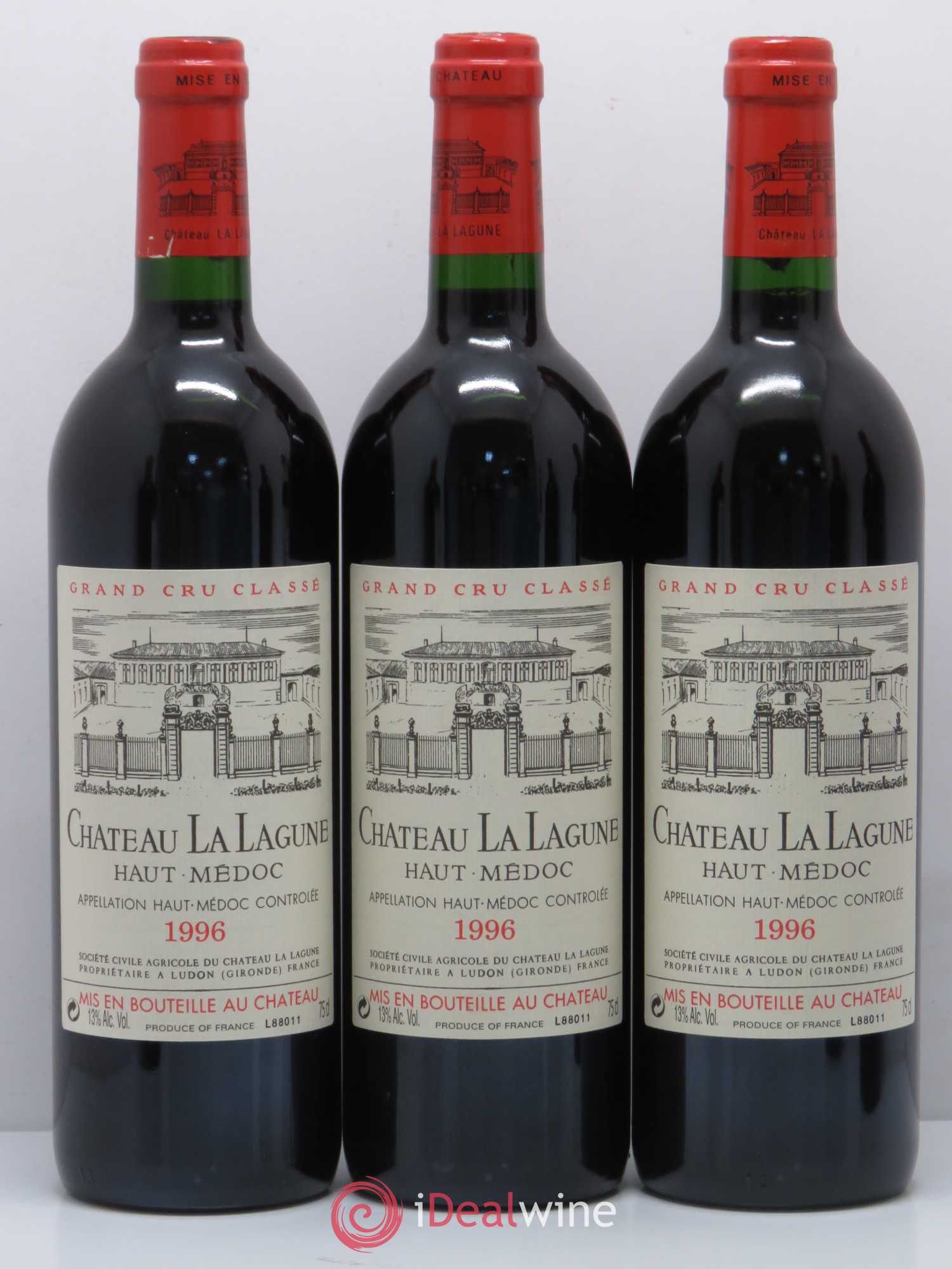 Château la Lagune 3ème Grand Cru Classé 1996 - Lot de 6 bouteilles - 2
