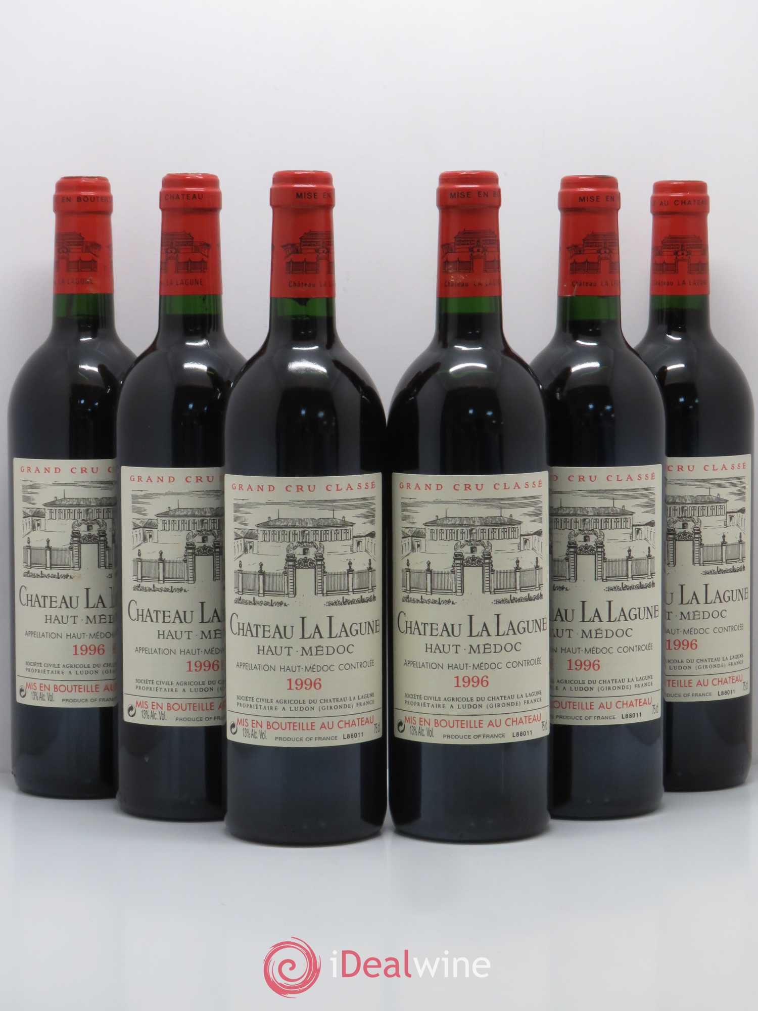 Château la Lagune 3ème Grand Cru Classé 1996 - Lot de 6 bouteilles - 0